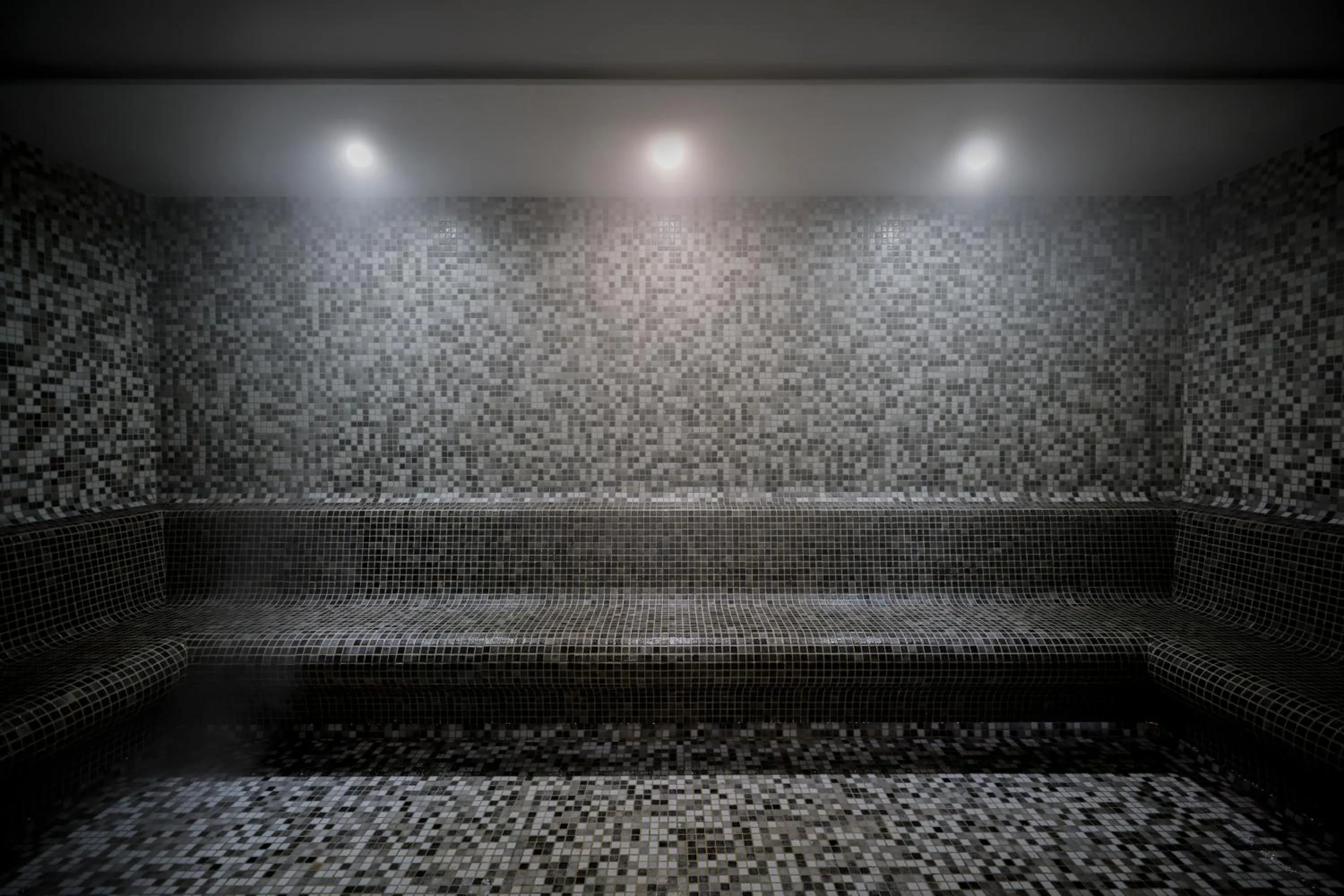 Steam room in Babylon Rotana Hotel