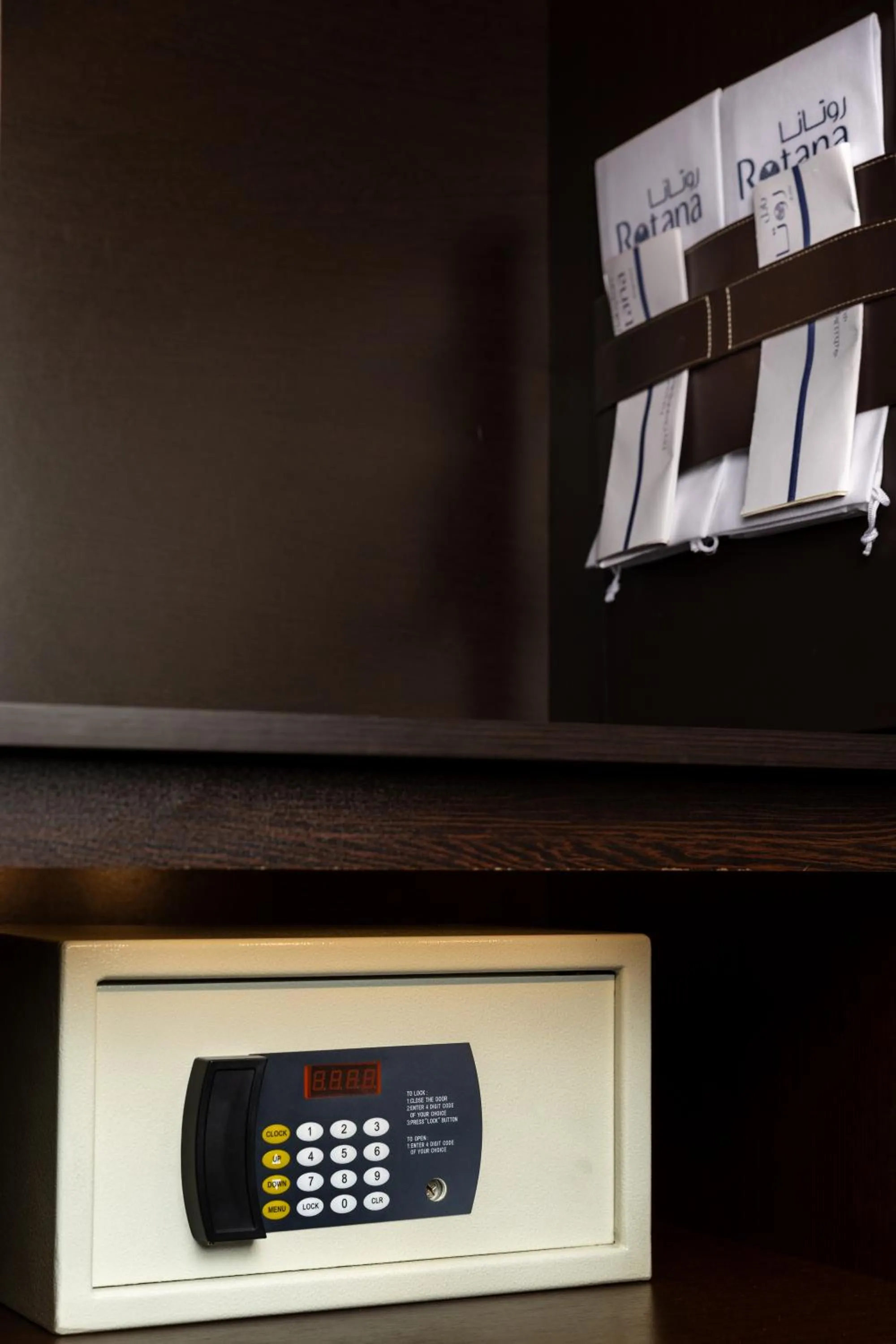 safe in Babylon Rotana Hotel