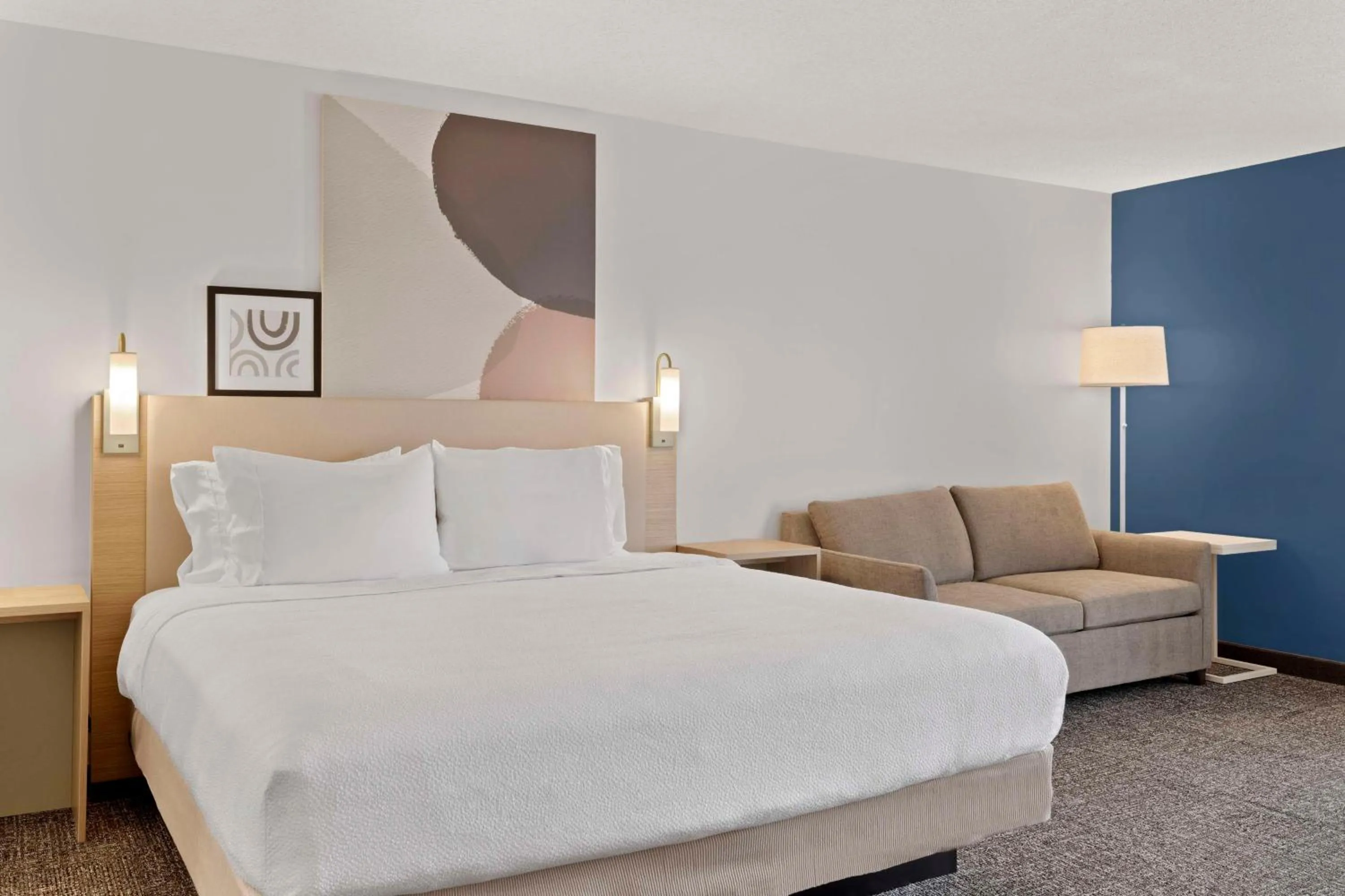 Living room, Bed in Garland Inn