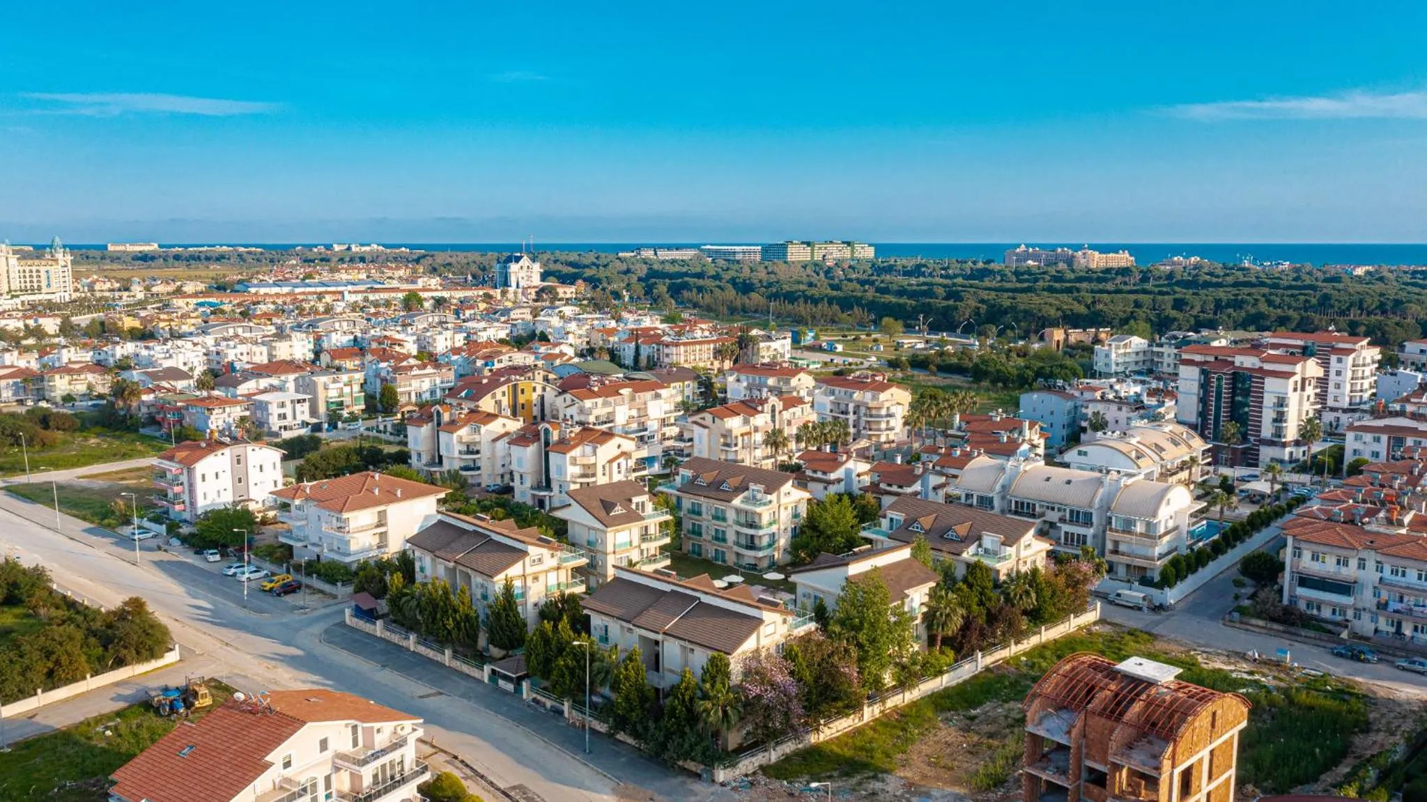 City view in Belek Deluxe Suit