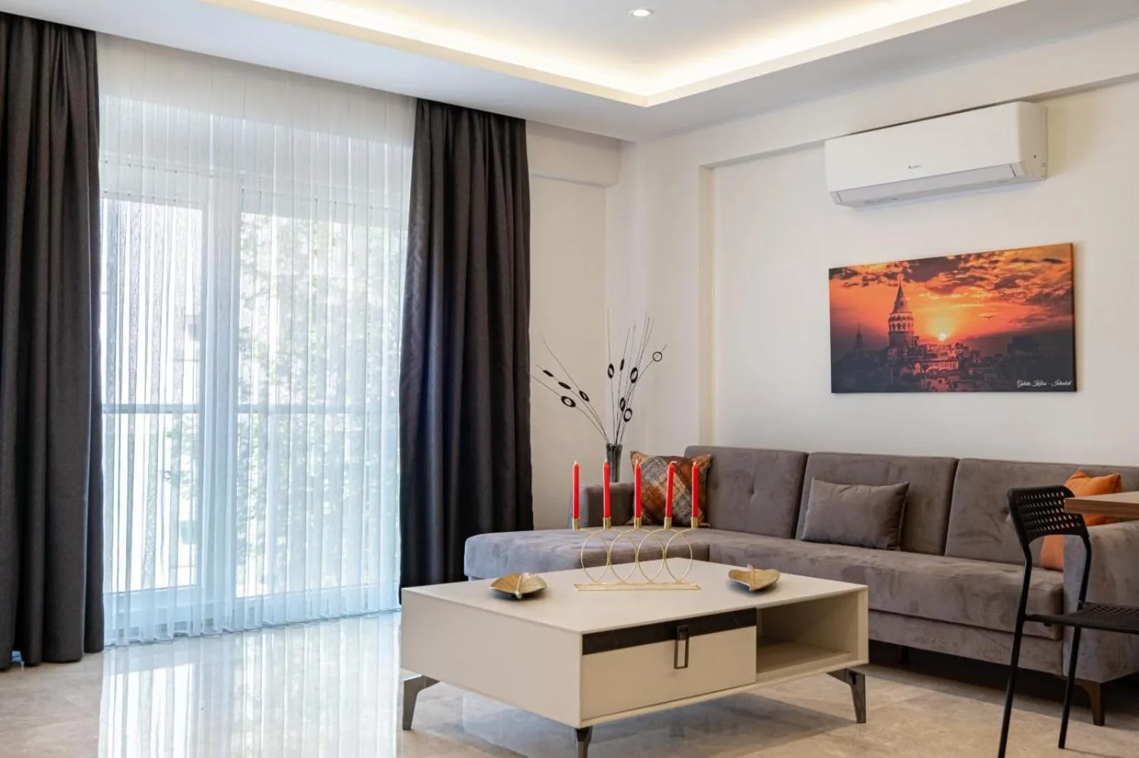 Living room in Belek Deluxe Suit