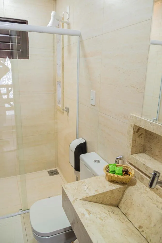 Toilet in Moriá Eco Lodge