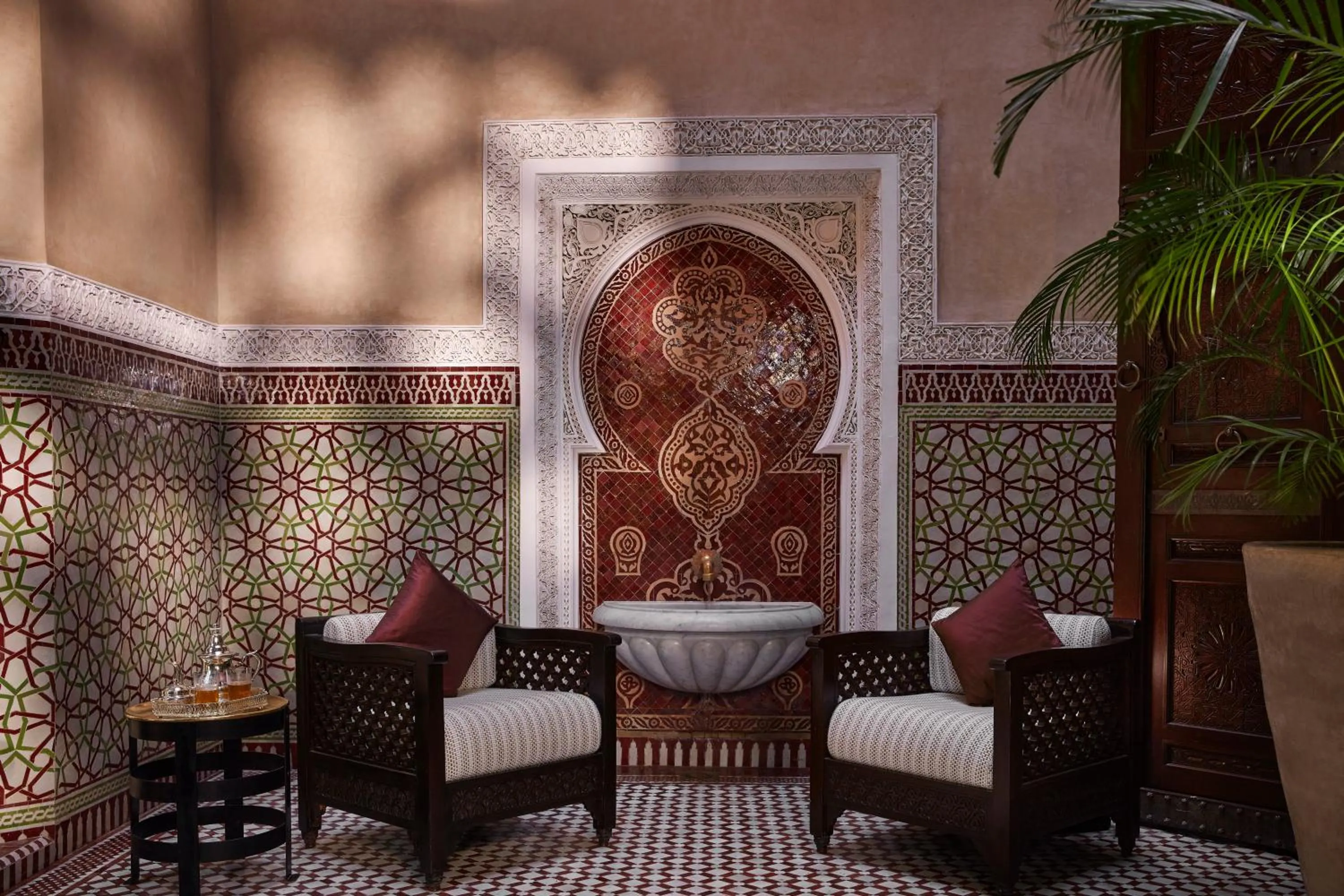 Patio in Royal Mansour Marrakech
