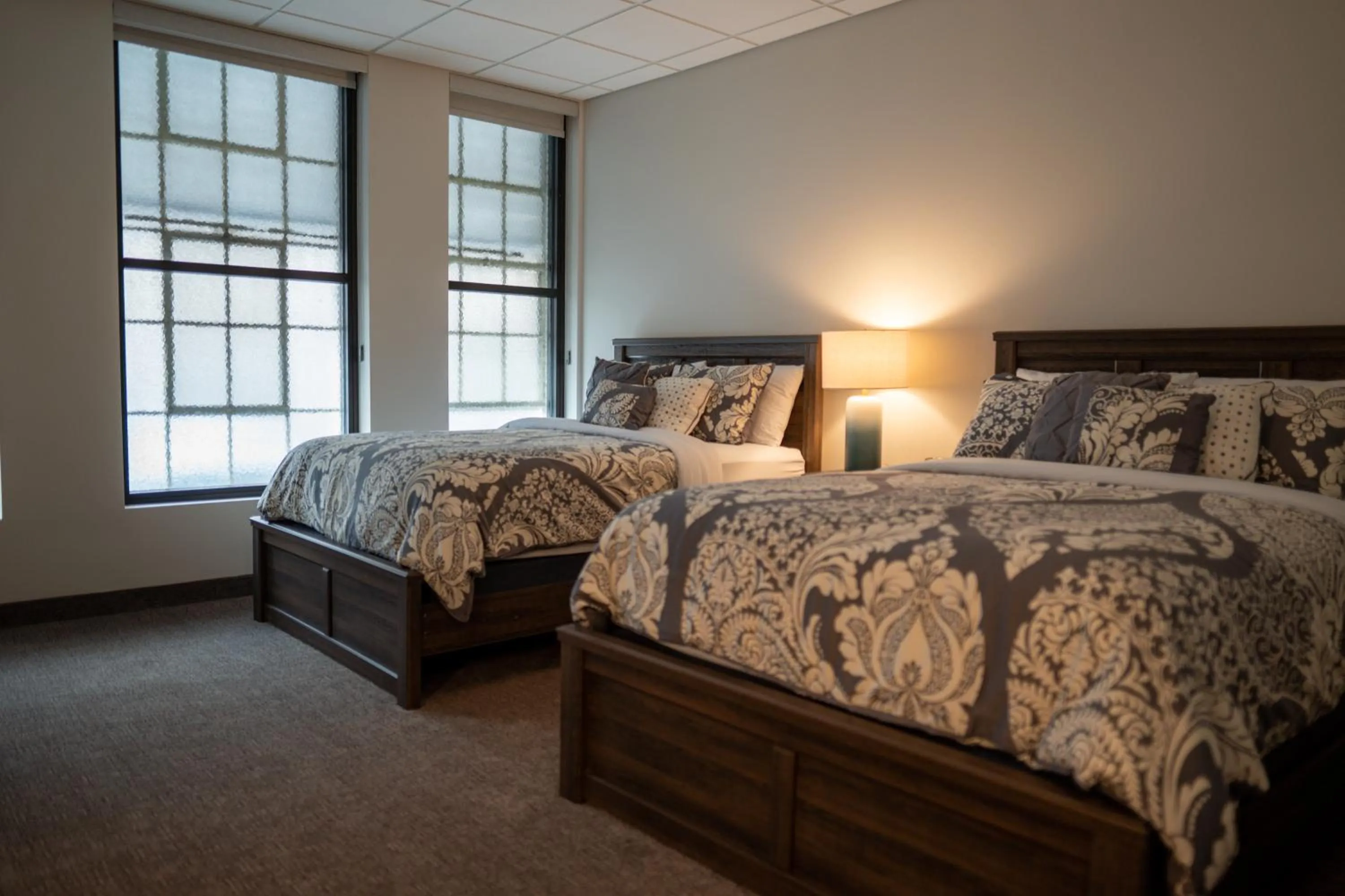Bed in The Alonzo Ward Hotel