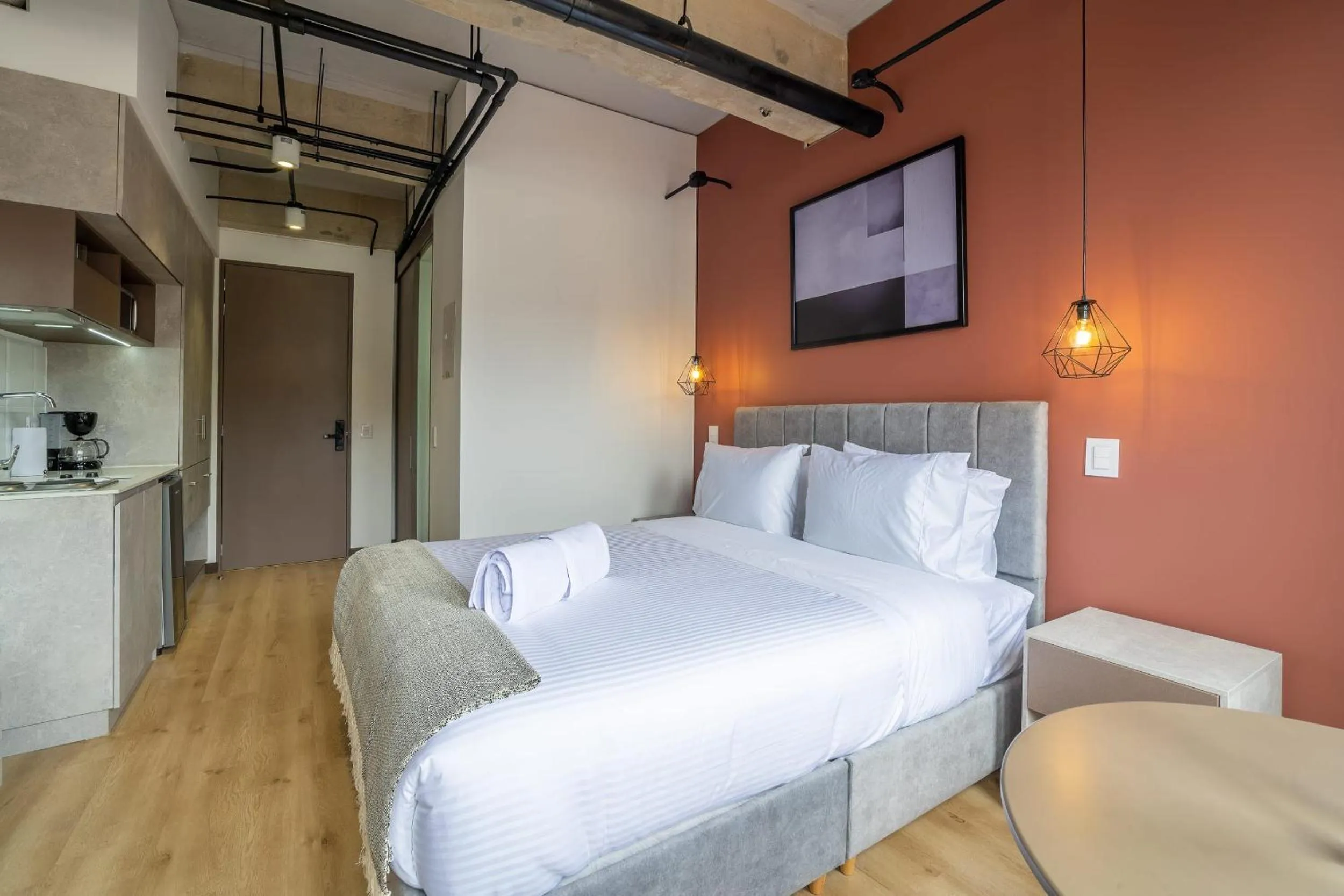 Bed in Beliving by Wynwood House