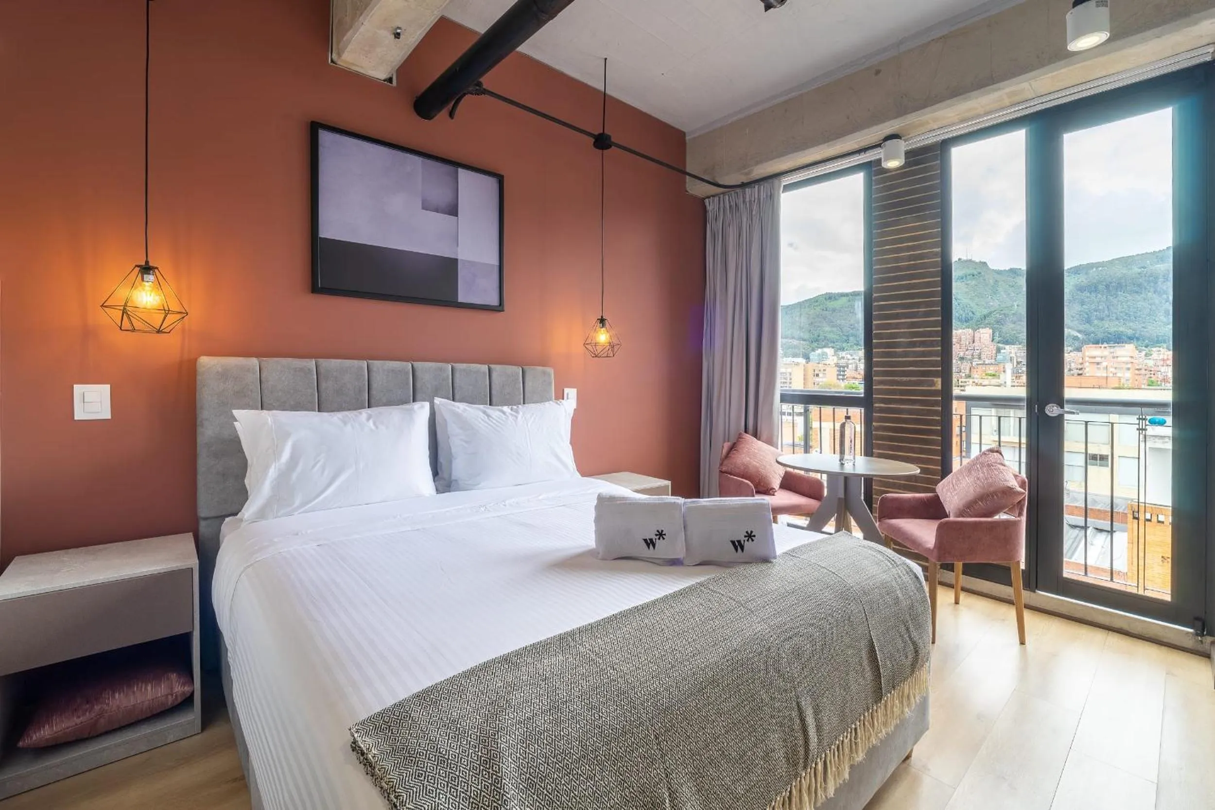 Bed in Beliving by Wynwood House