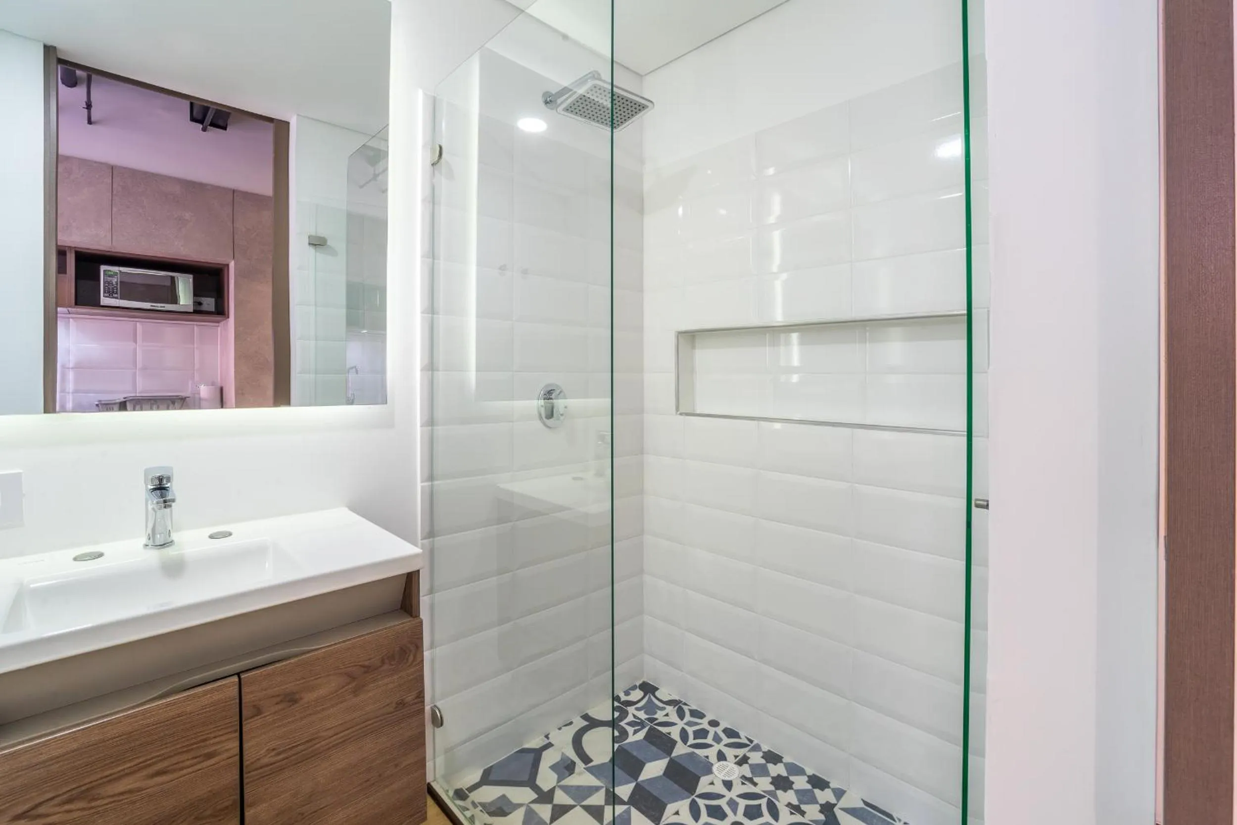 Shower in Beliving by Wynwood House