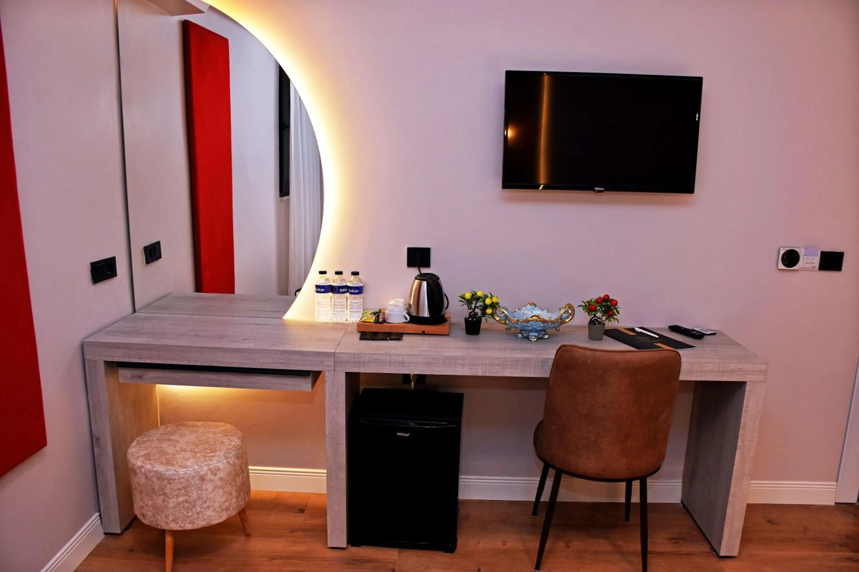 Seating area in Linda Port Hotel