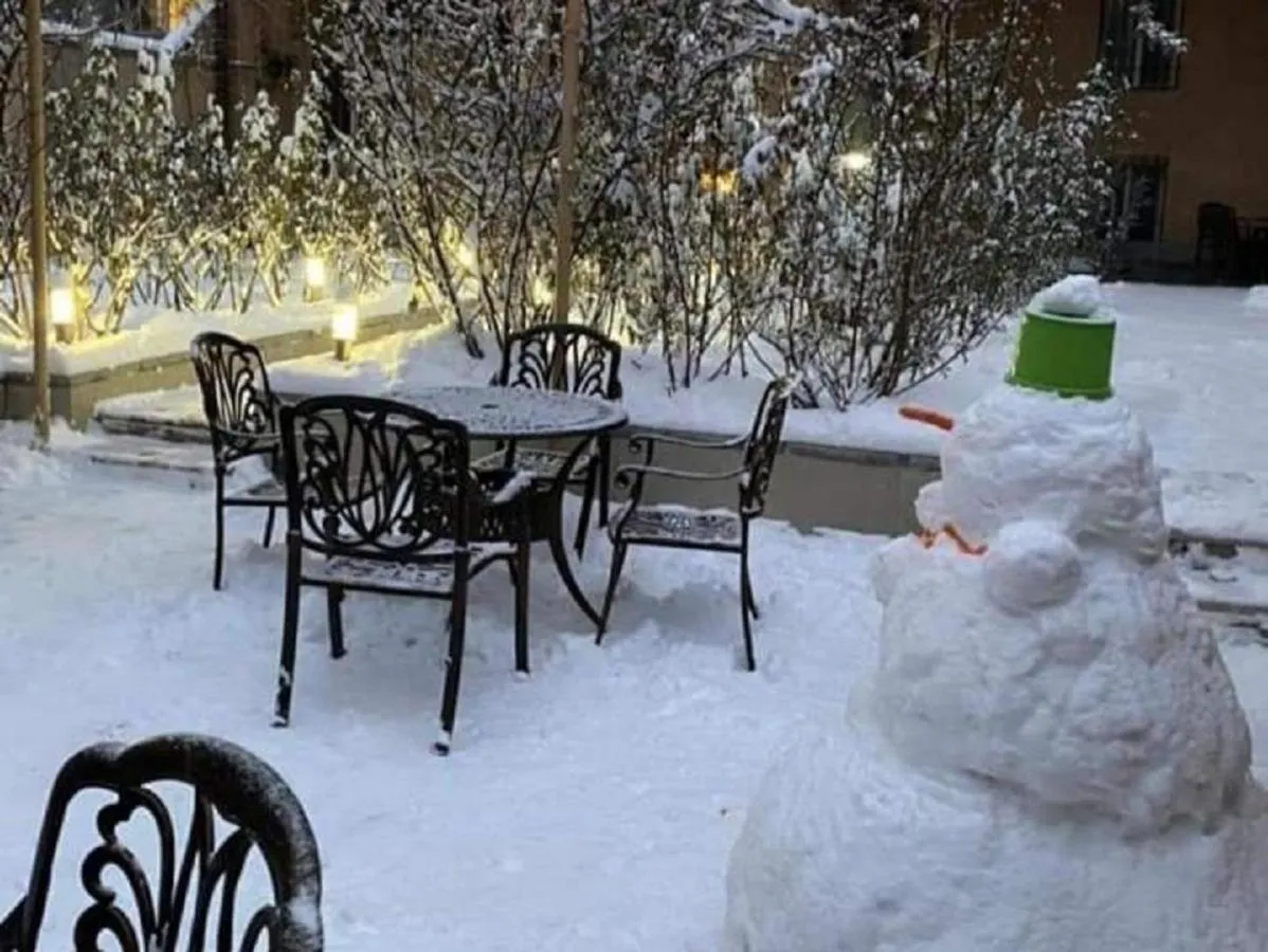 Patio in Comfort House Hotel