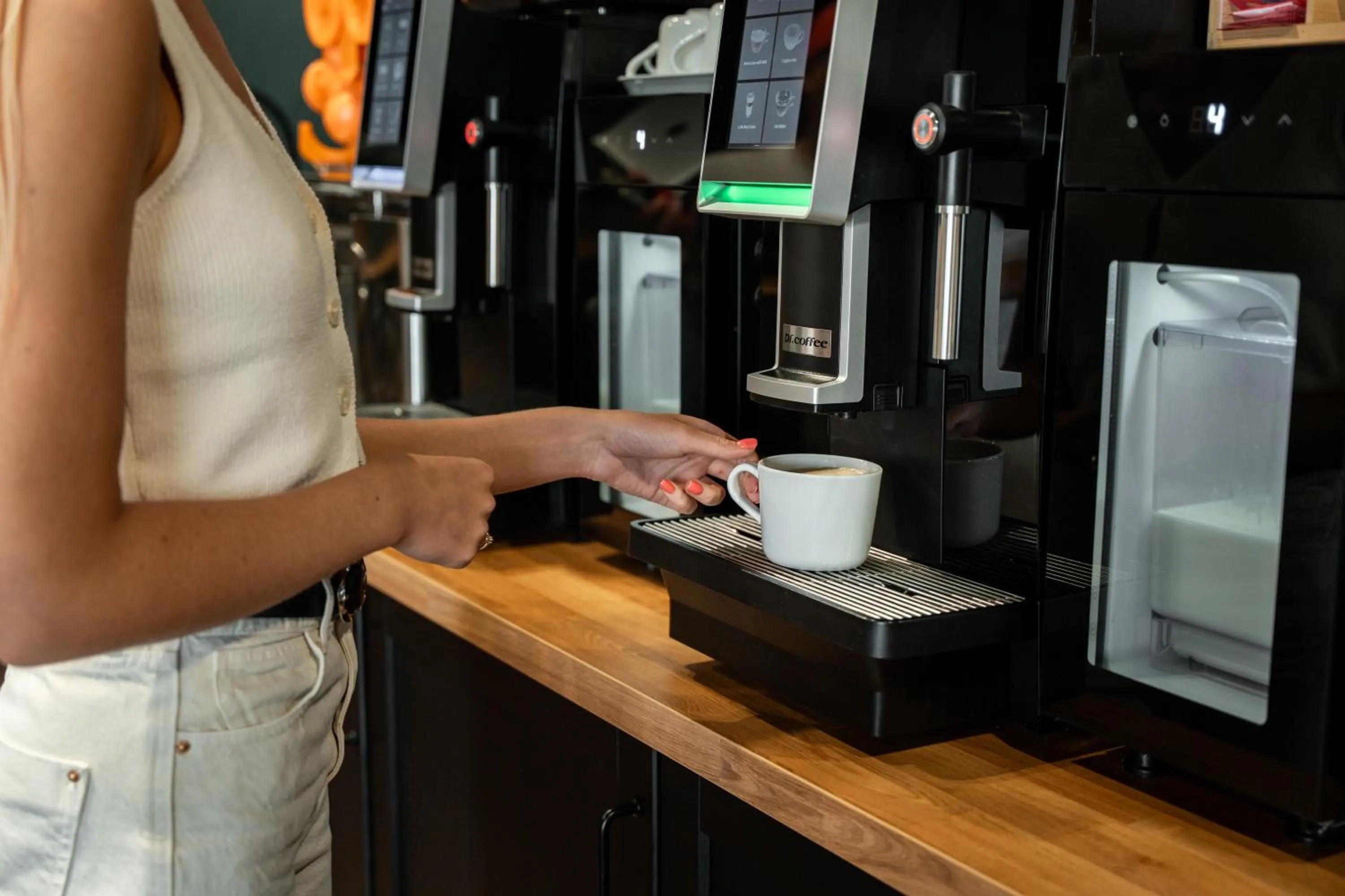 Coffee/tea facilities in Luna Self Check-in Hotel Klaipeda
