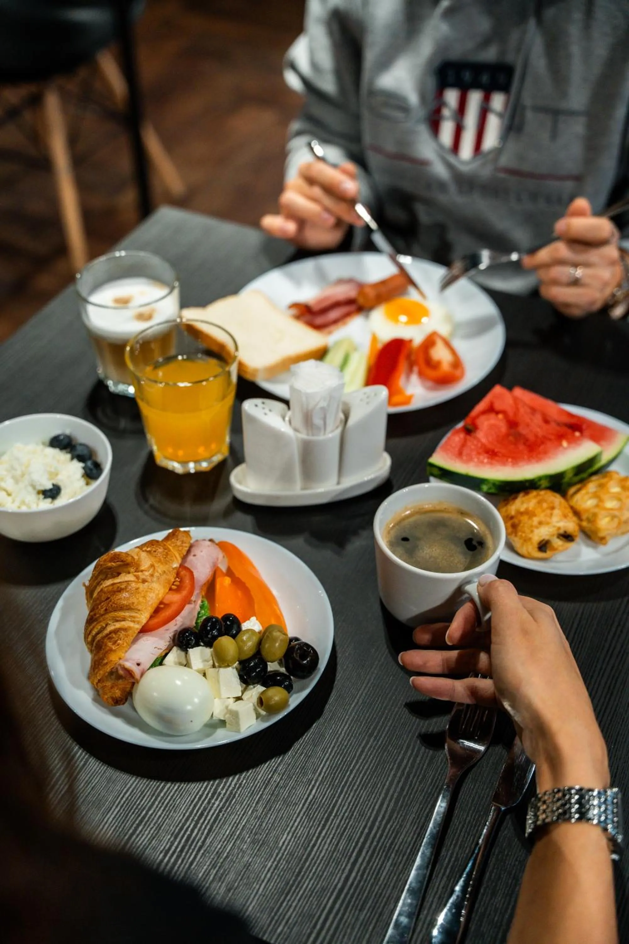 Breakfast in Luna Self Check-in Hotel Klaipeda