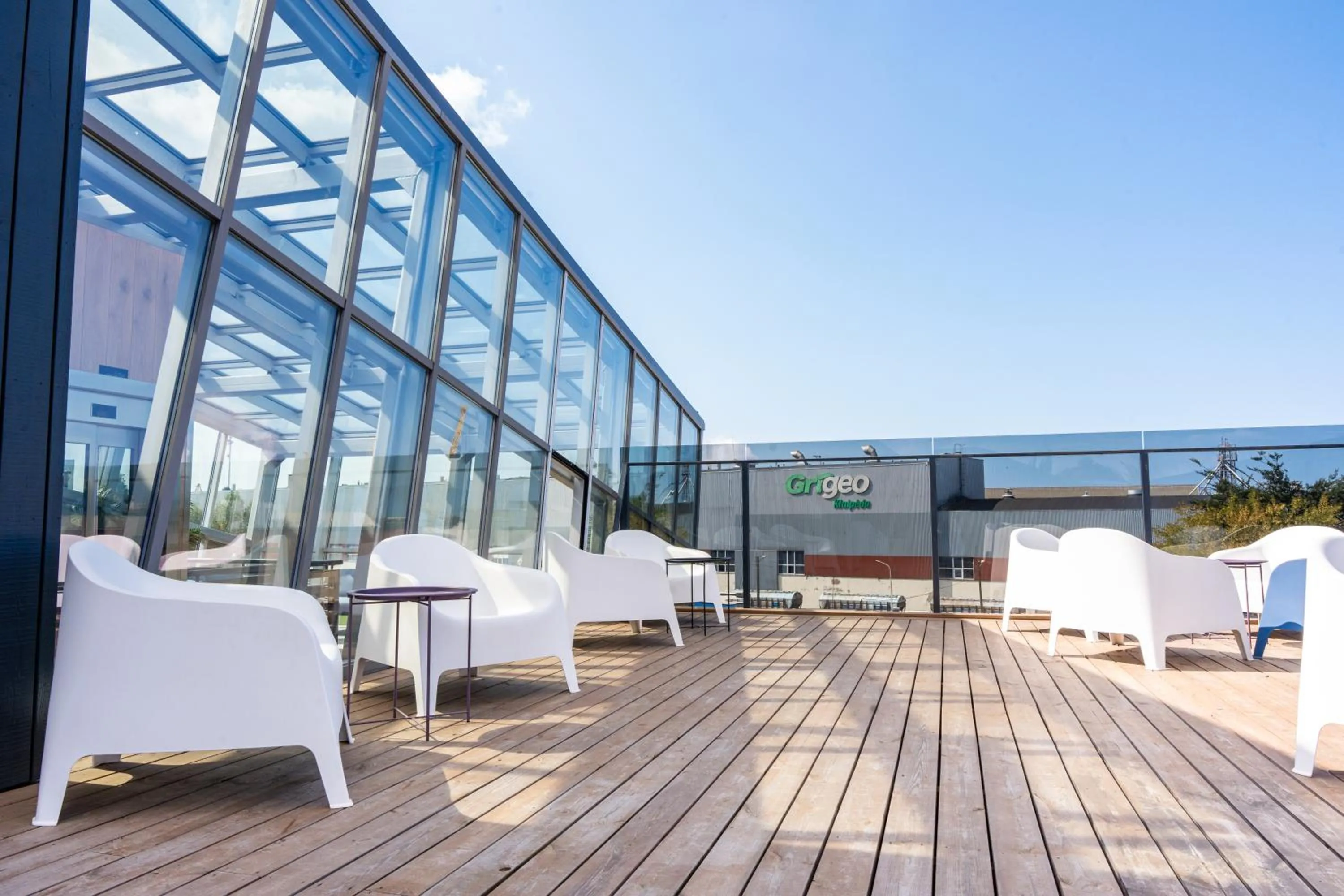 Patio in Luna Self Check-in Hotel Klaipeda