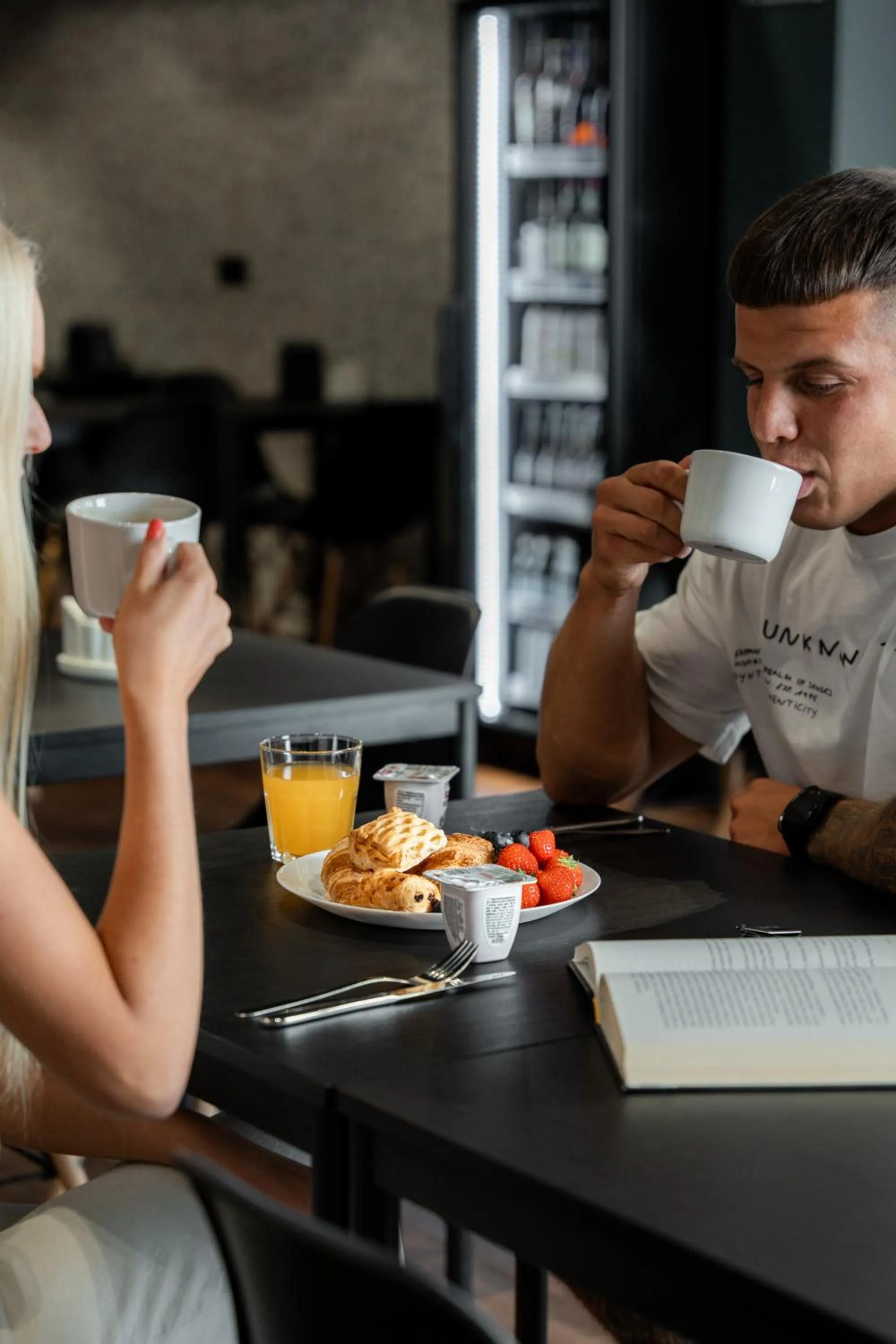 Restaurant/places to eat in Luna Self Check-in Hotel Klaipeda