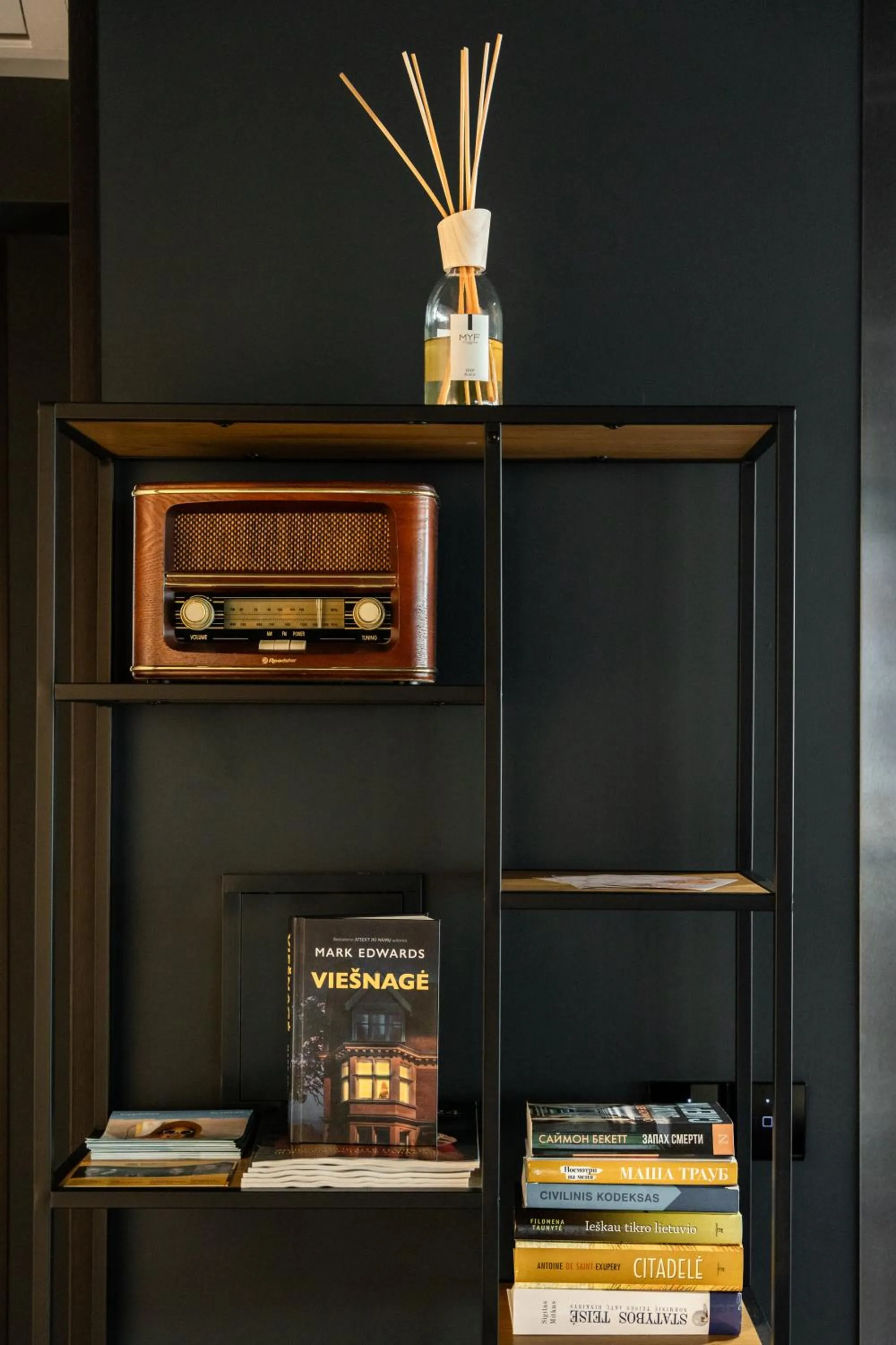 Decorative detail in Luna Self Check-in Hotel Klaipeda