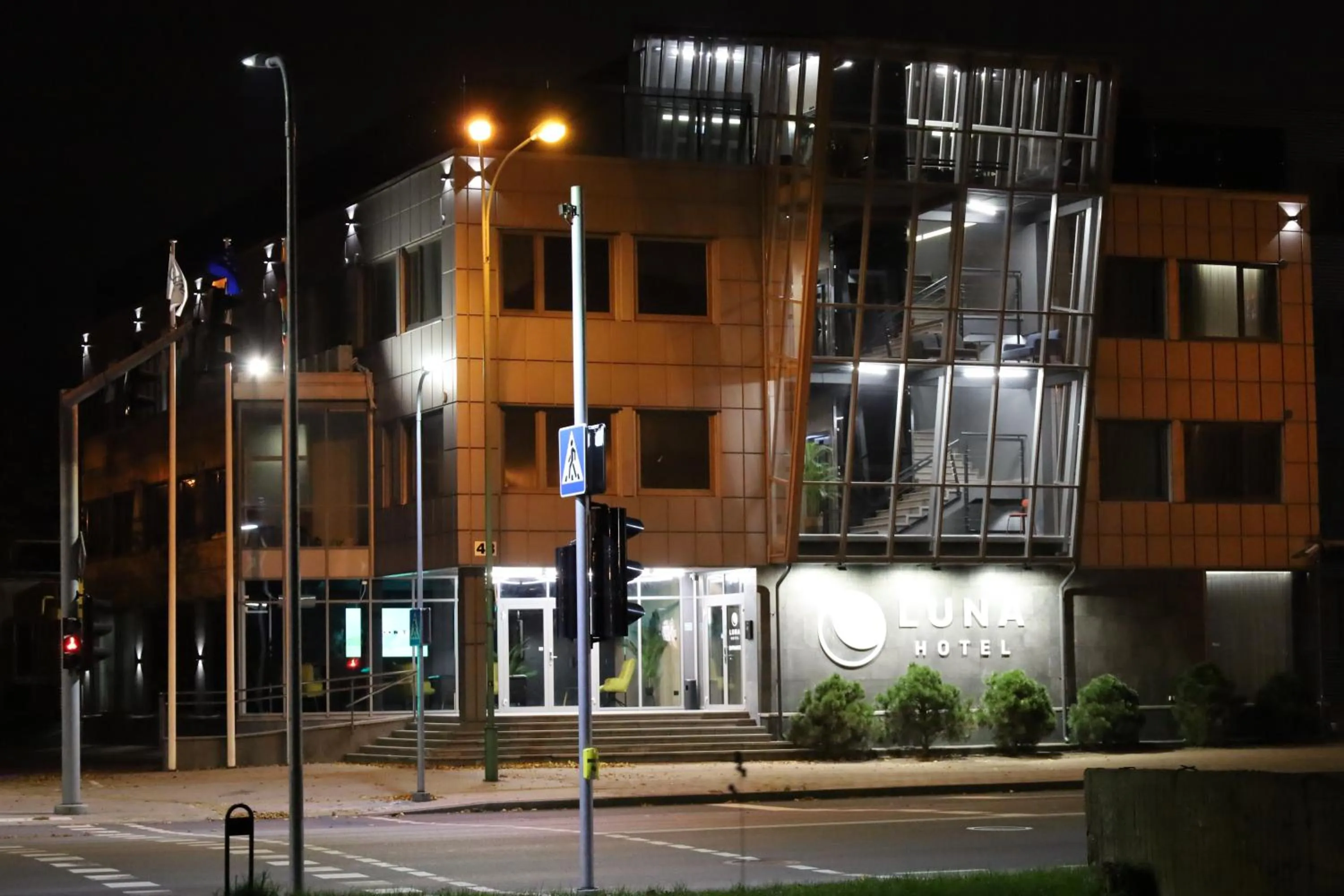 Property building in Luna Self Check-in Hotel Klaipeda