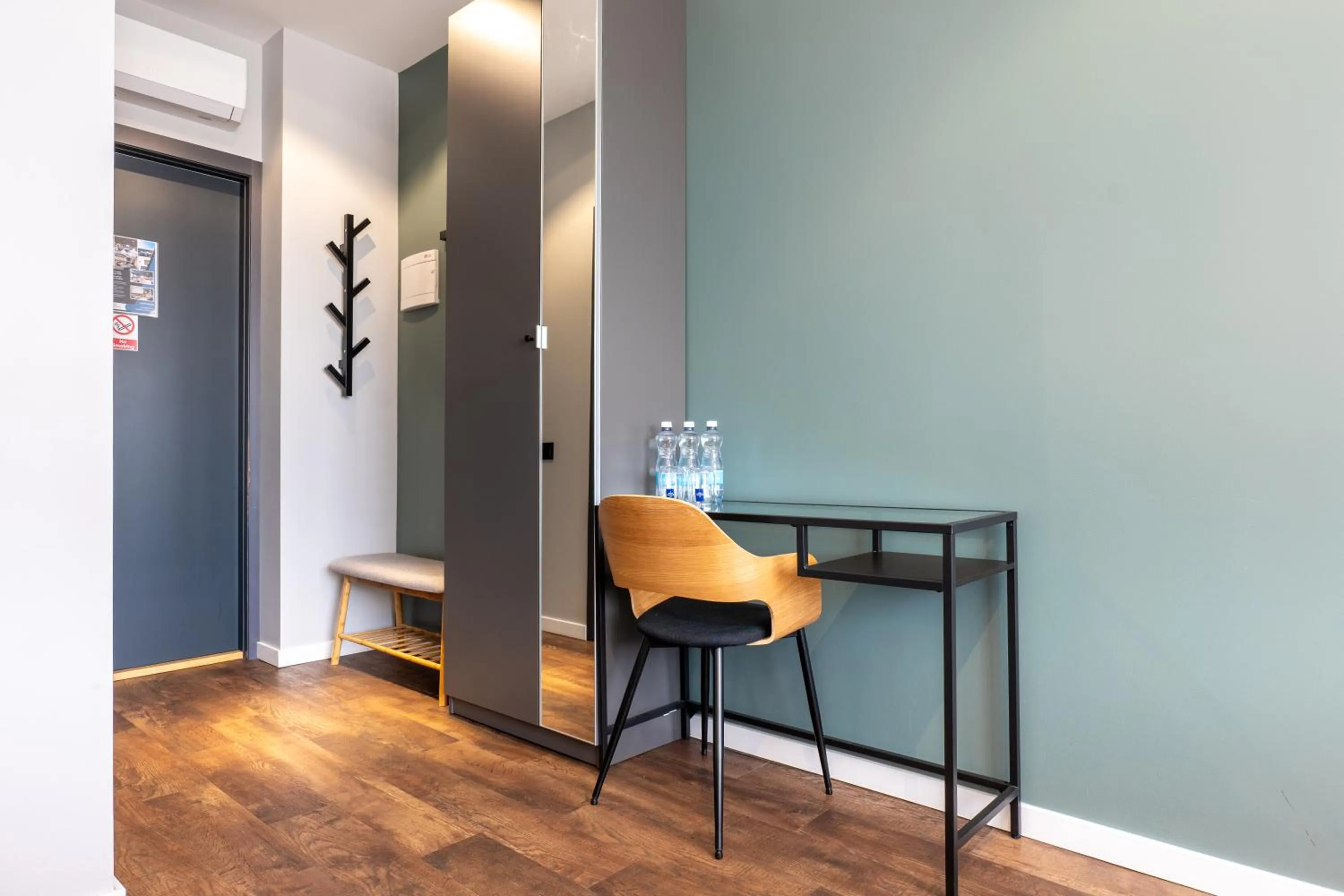 Photo of the whole room in Luna Self Check-in Hotel Klaipeda