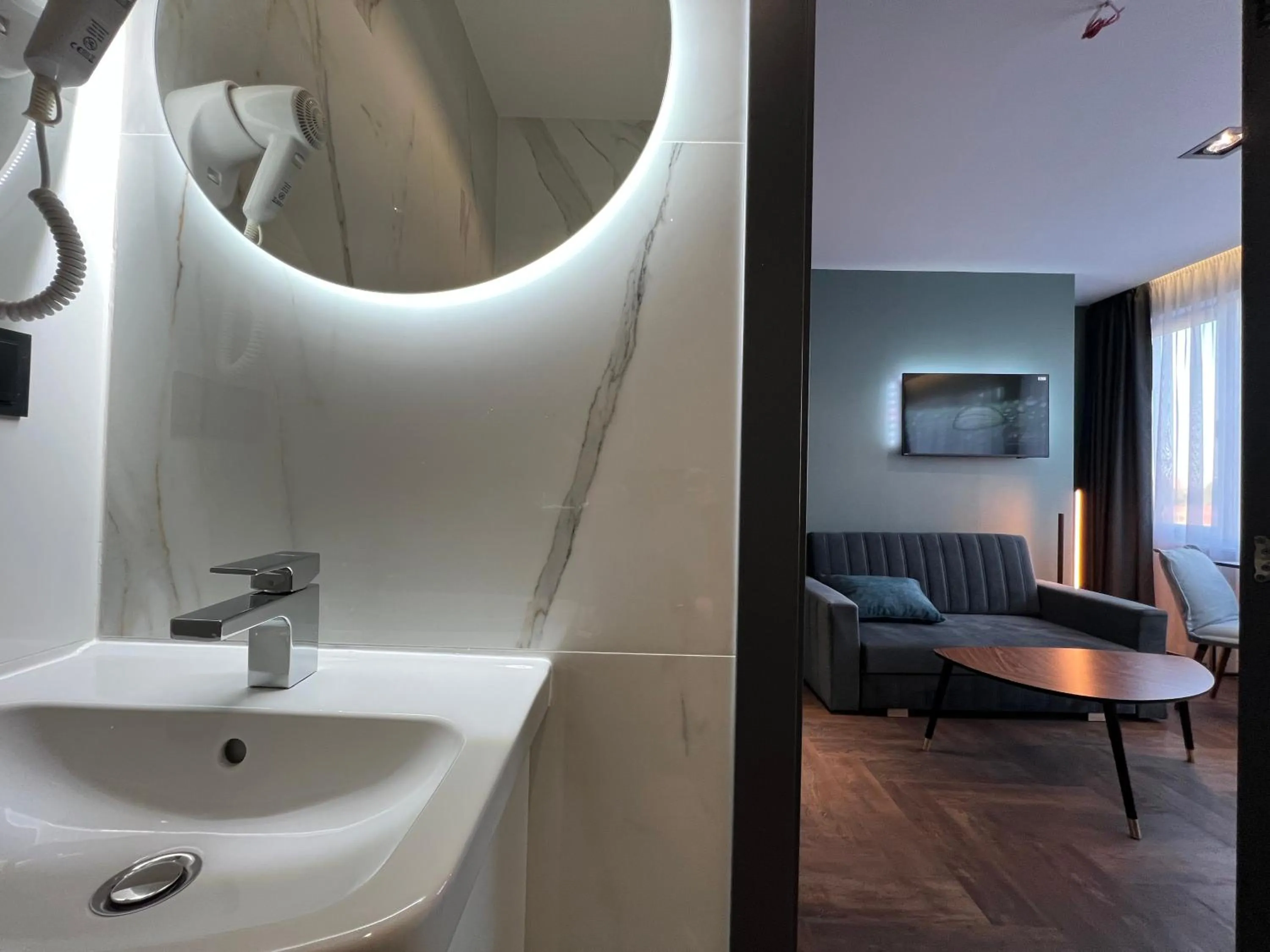 Bathroom in Luna Self Check-in Hotel Klaipeda