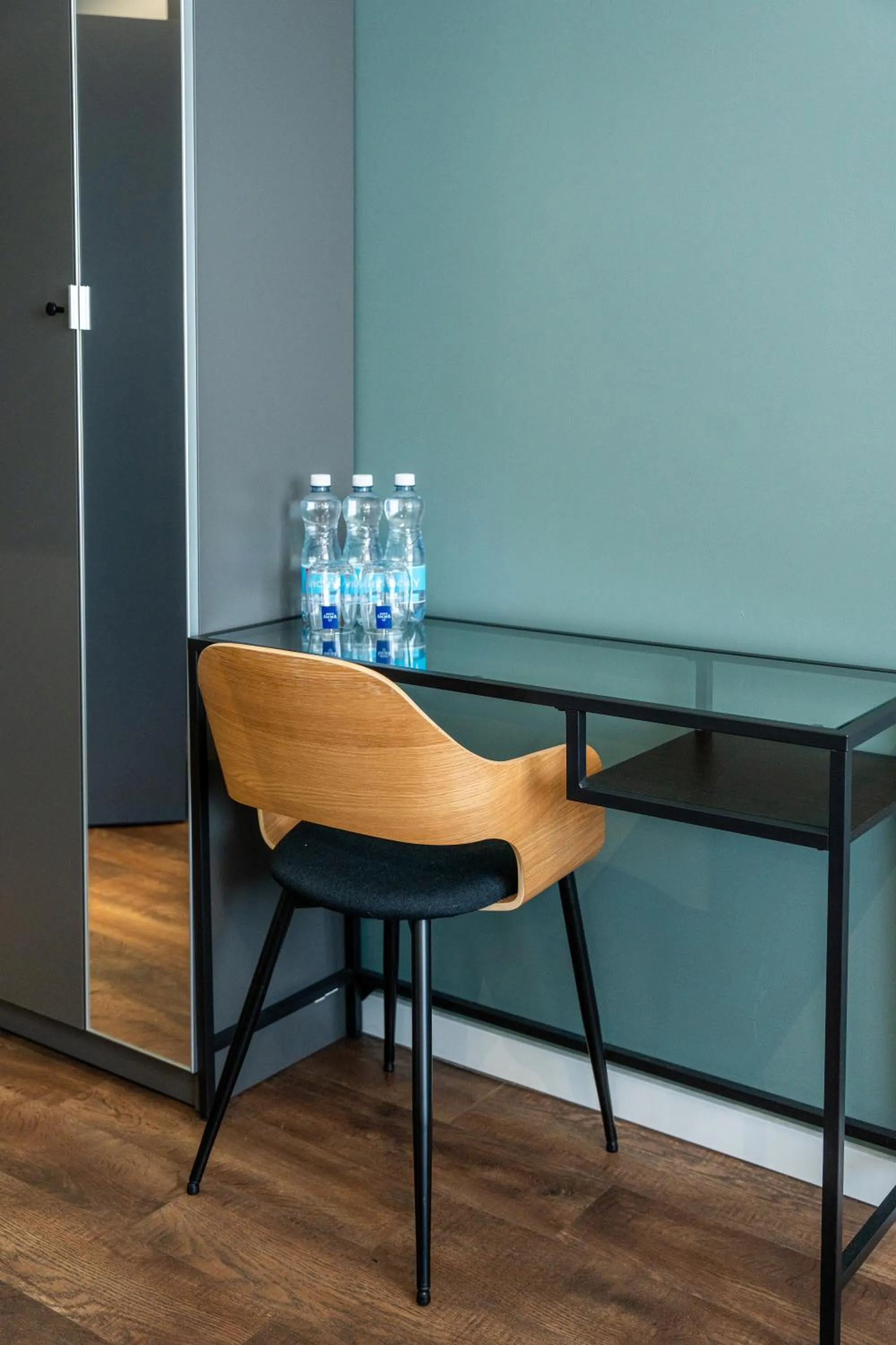 Photo of the whole room in Luna Self Check-in Hotel Klaipeda