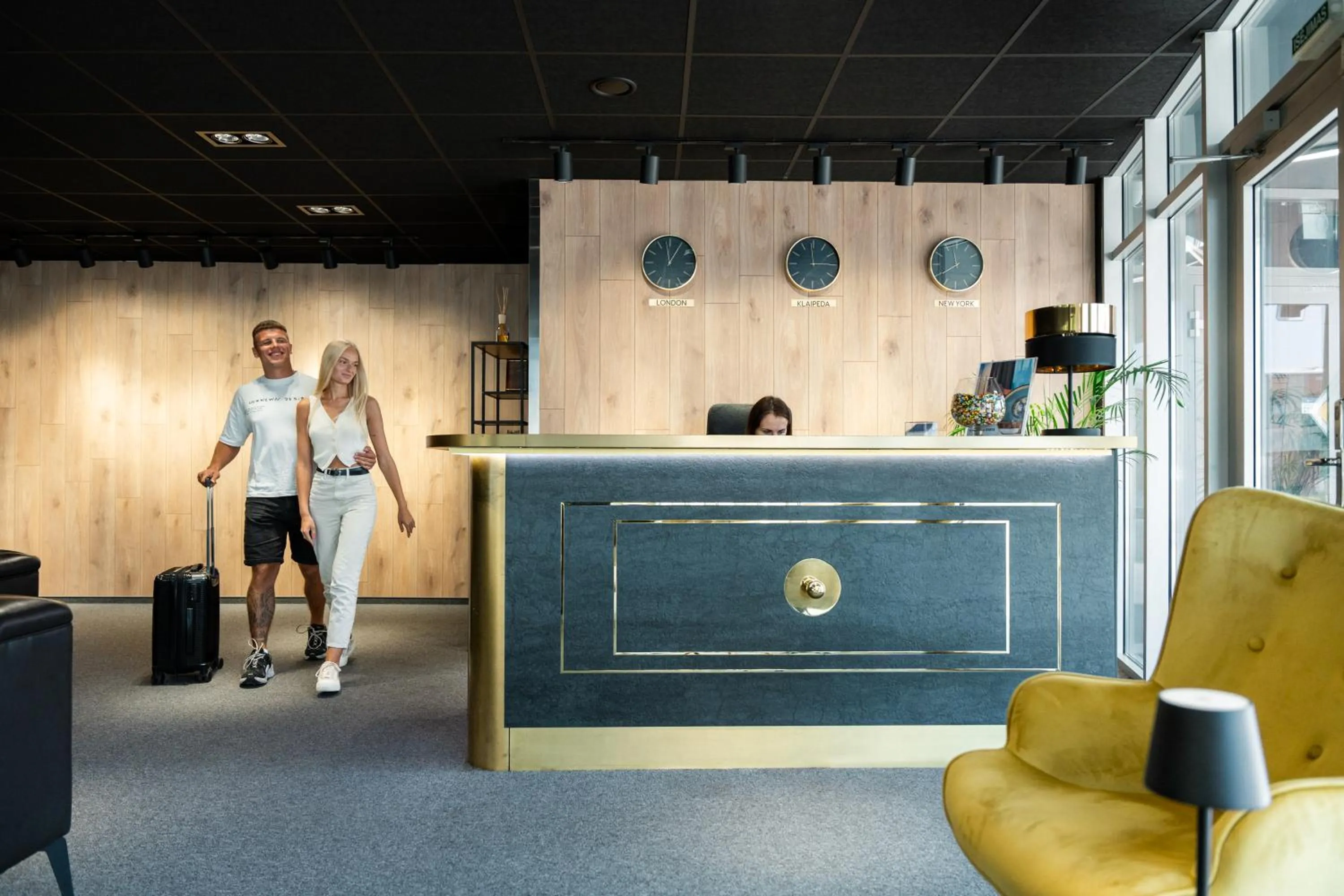 Lobby or reception in Luna Self Check-in Hotel Klaipeda