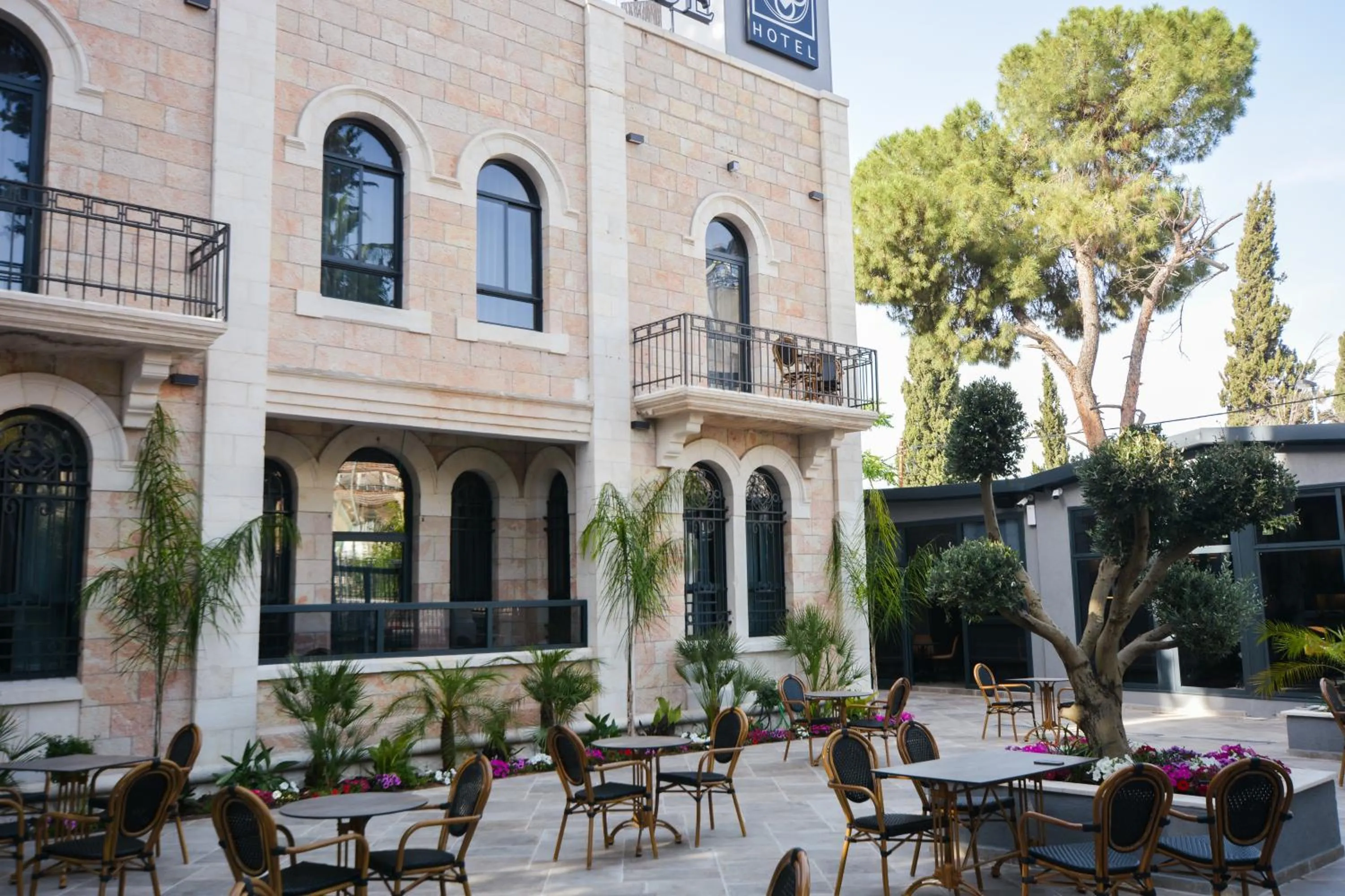 Patio in All Seasons Boutique Hotel - Jerusalem