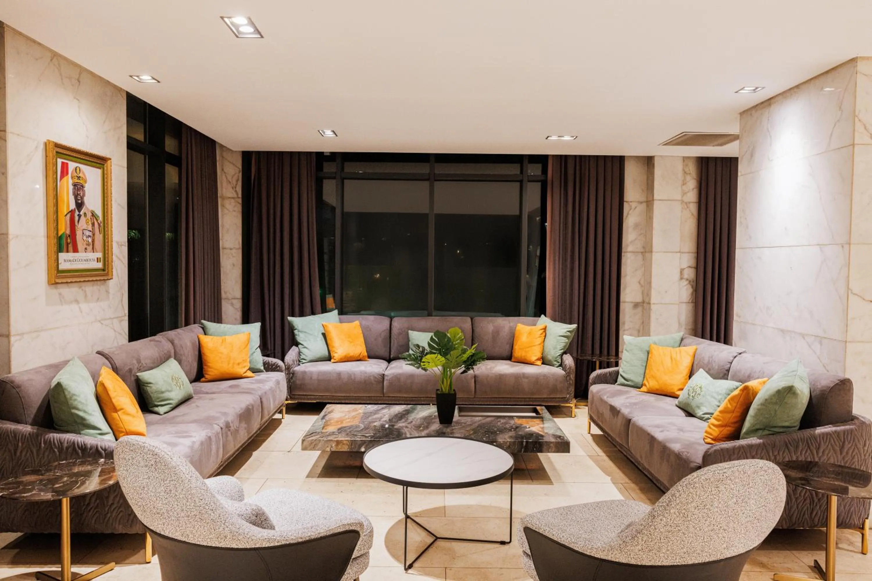 Lobby or reception in Riviera Royal Hotel