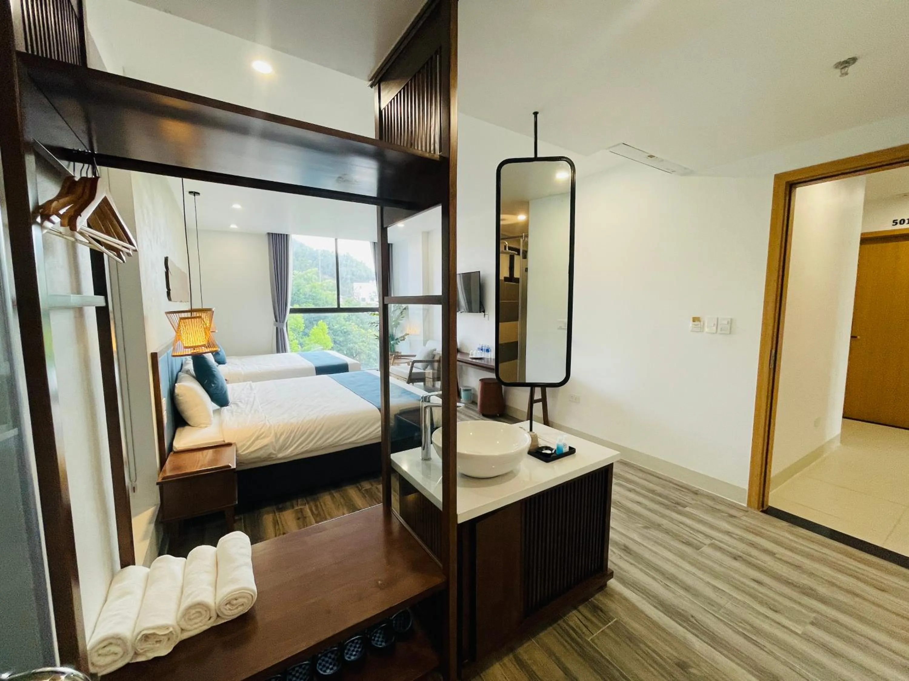 Bed in The Light Hotel