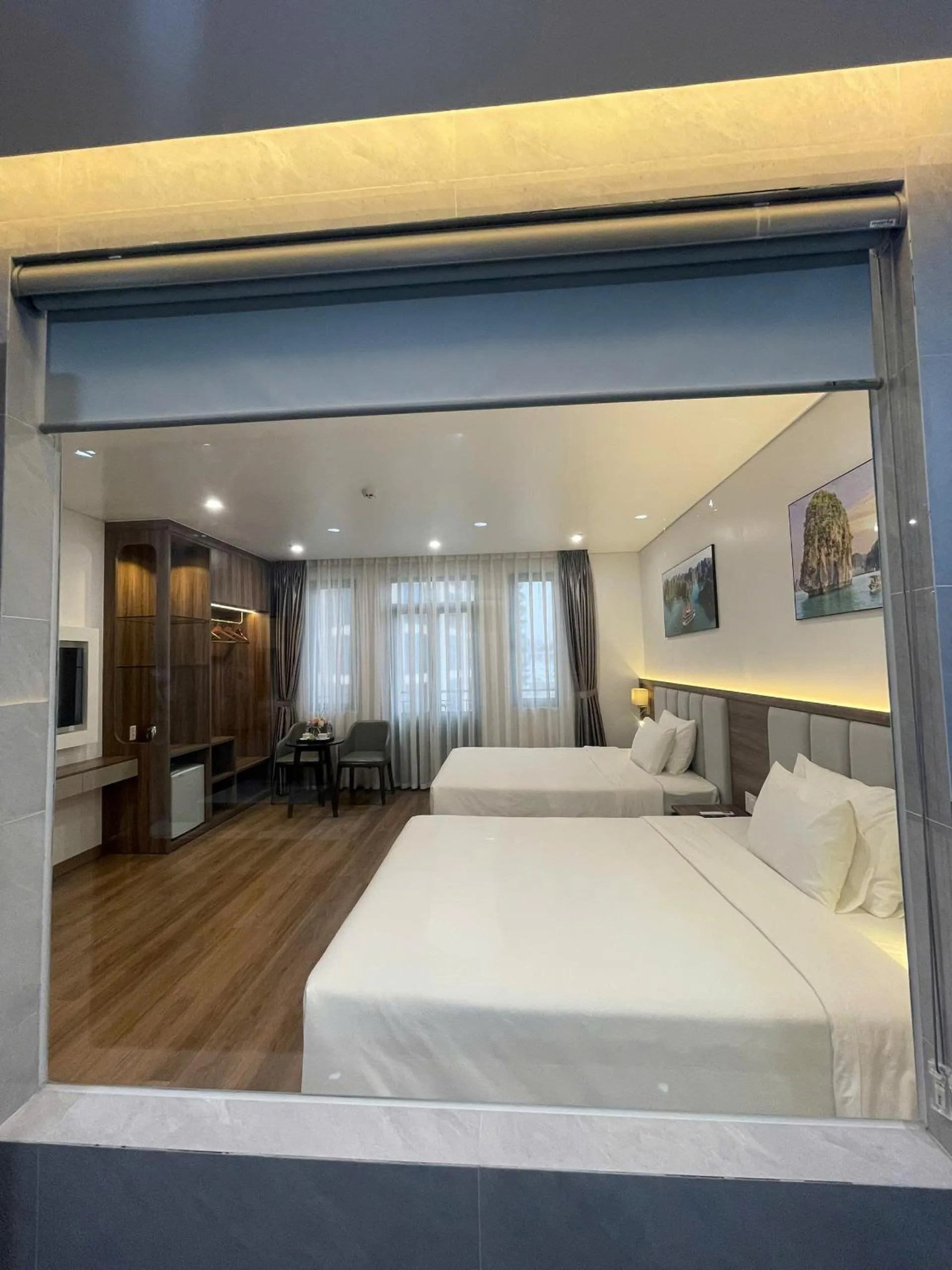 Bed in Central Halong Hotel