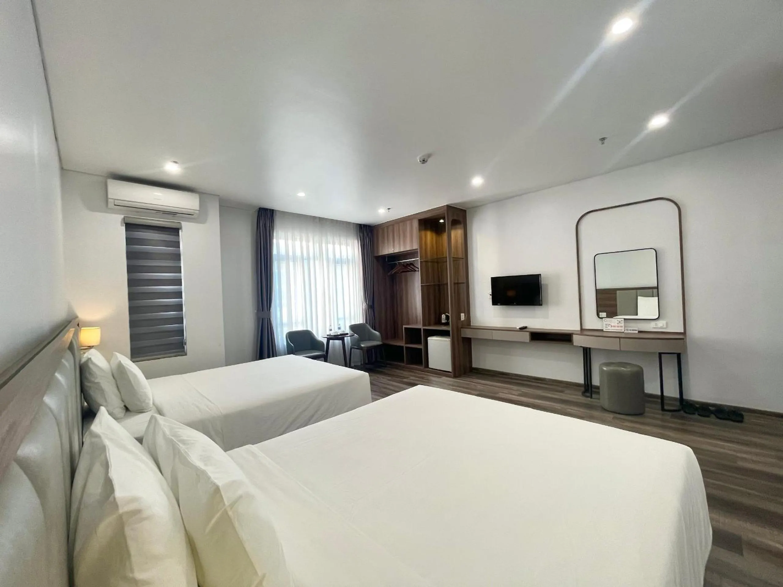 Bed in Central Halong Hotel