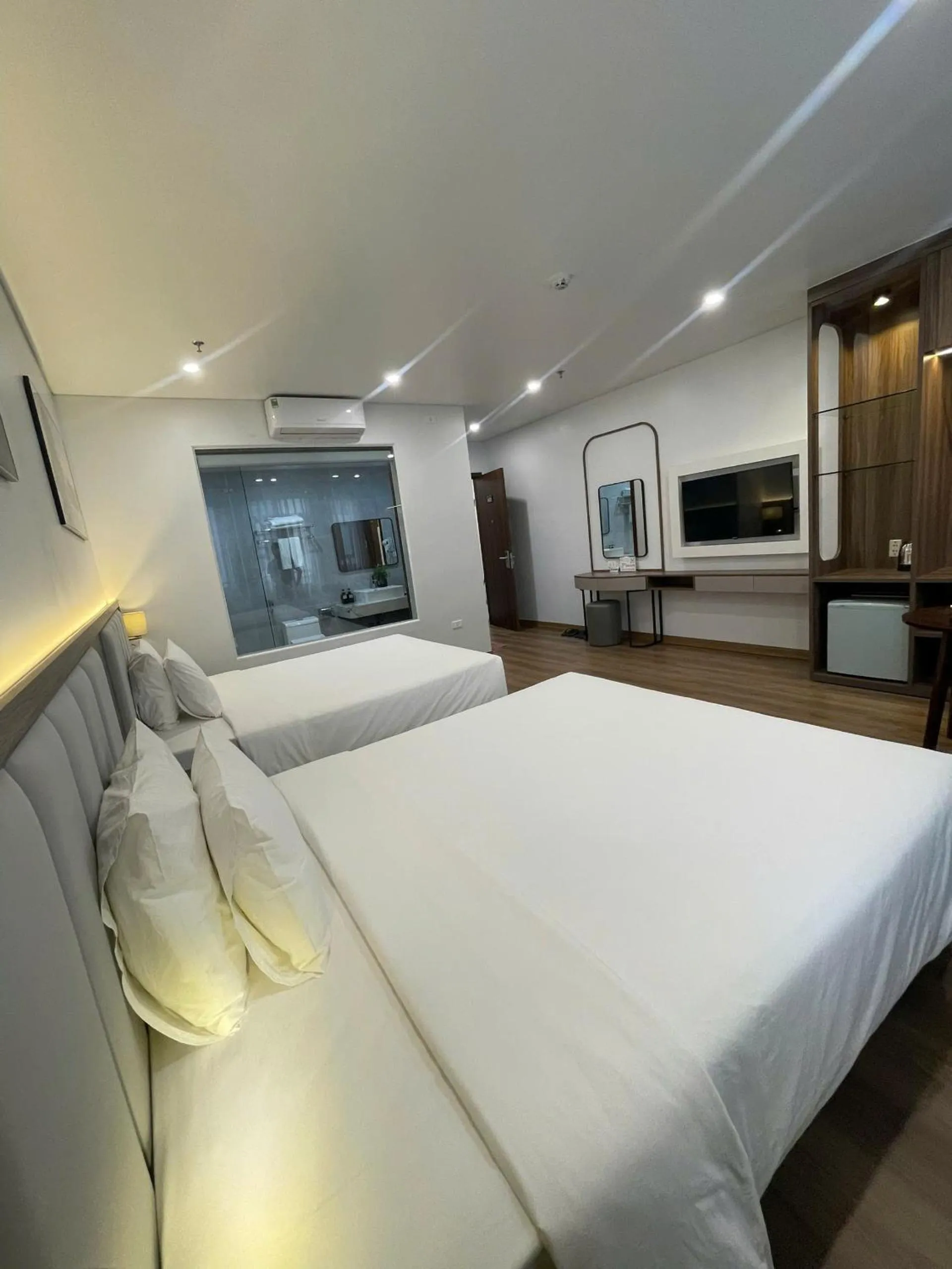 Bed in Central Halong Hotel