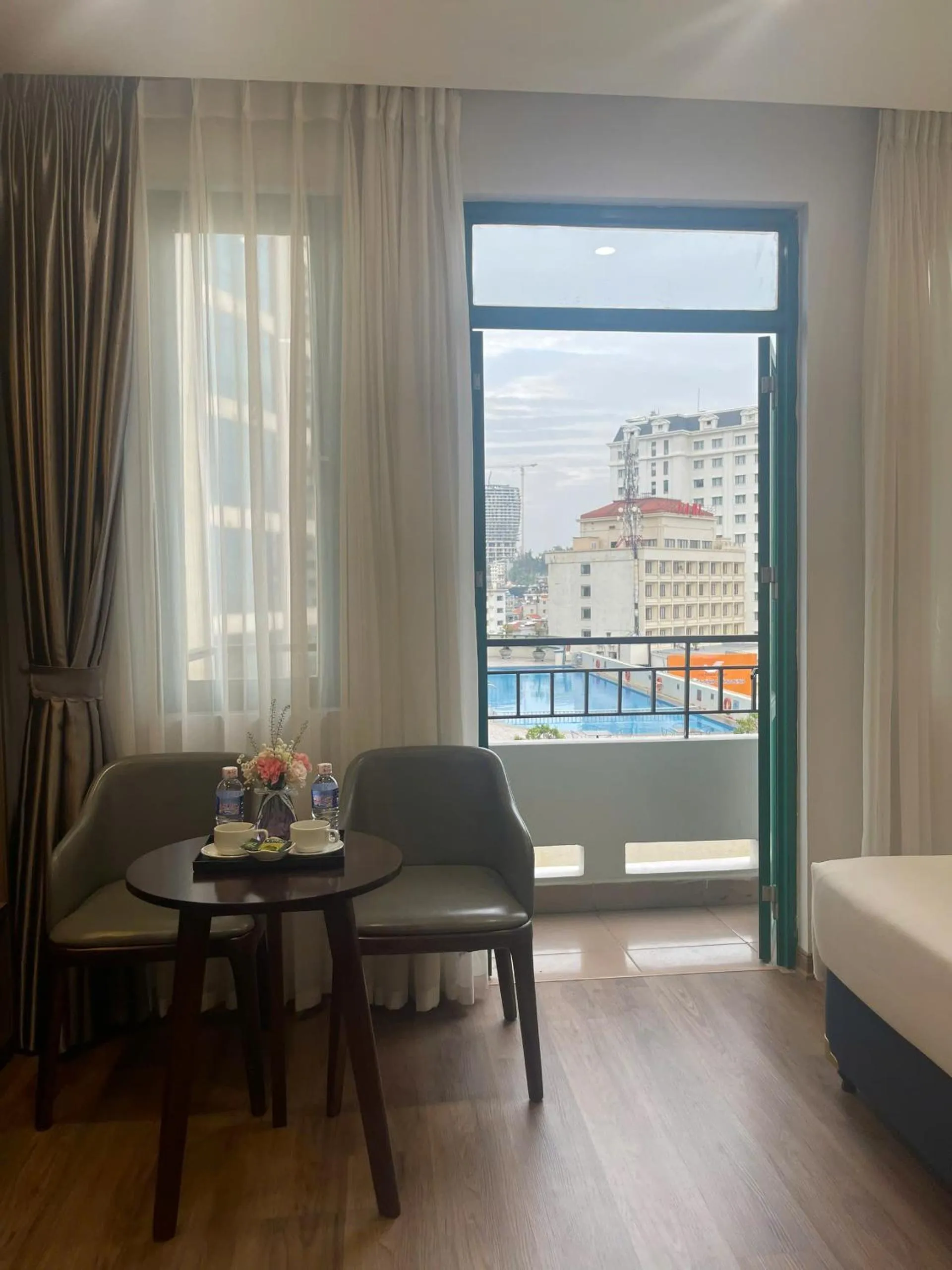 Bed in Central Halong Hotel