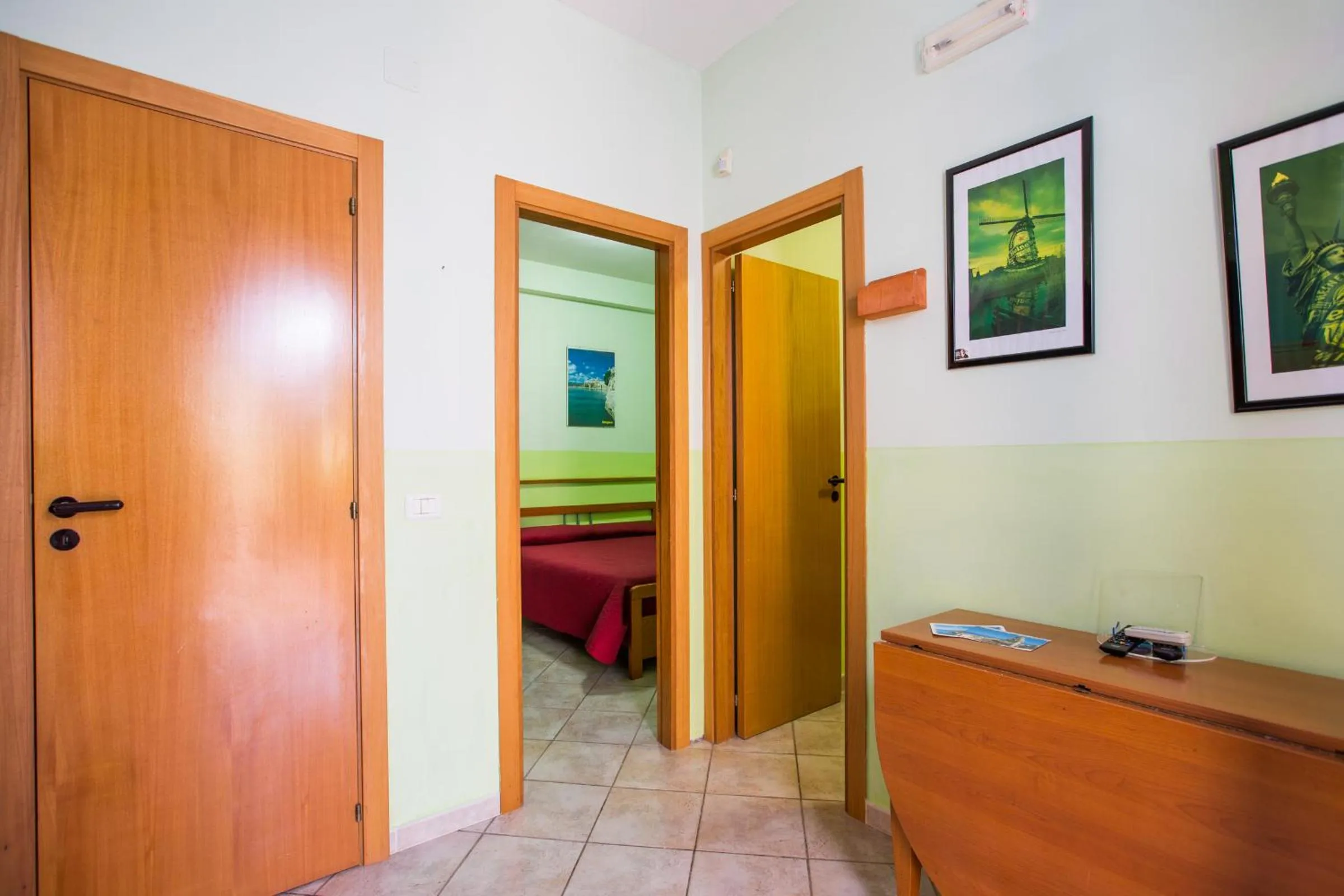 Dining area, Bed in Tenuta Padre Pio