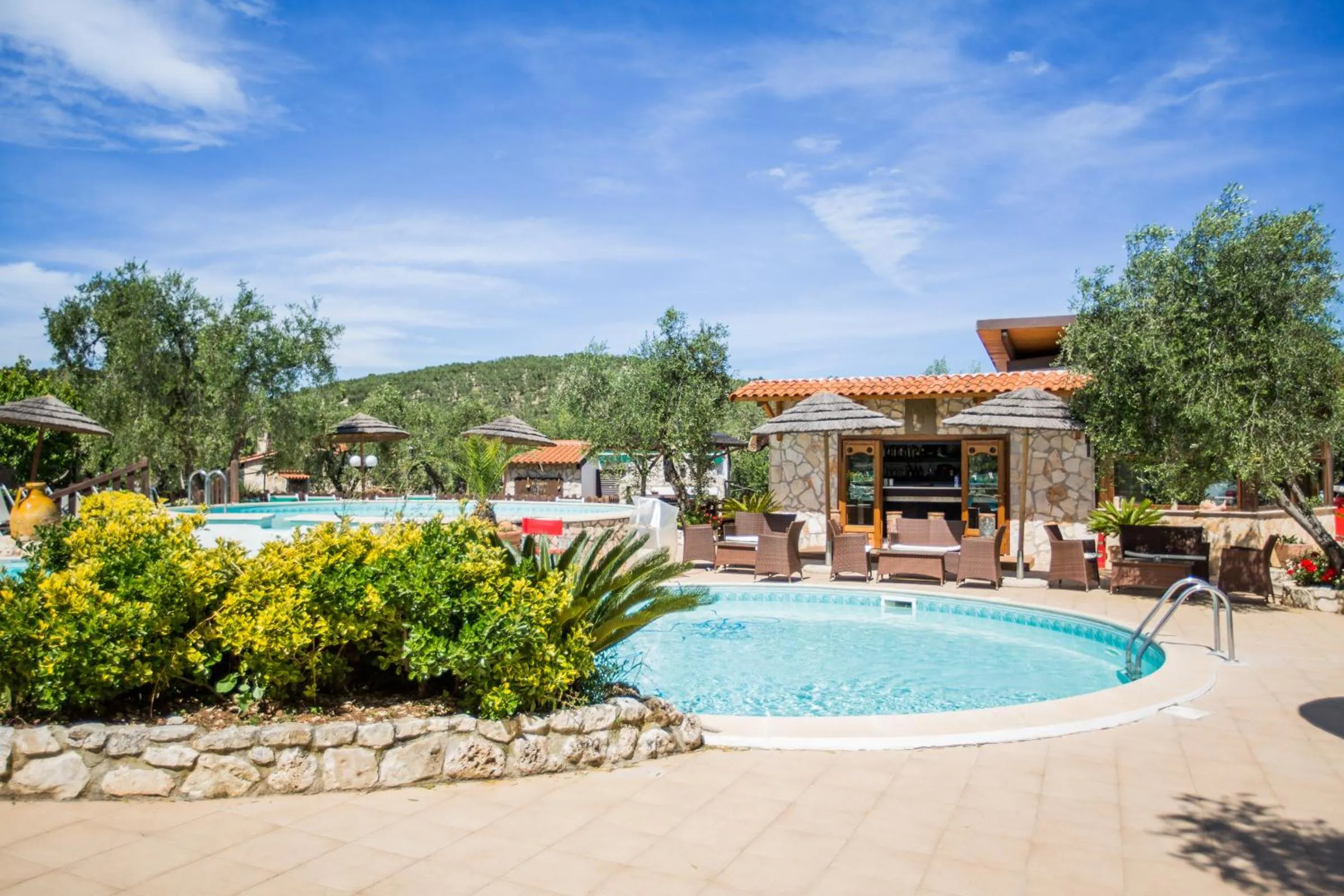 Swimming pool in Tenuta Padre Pio