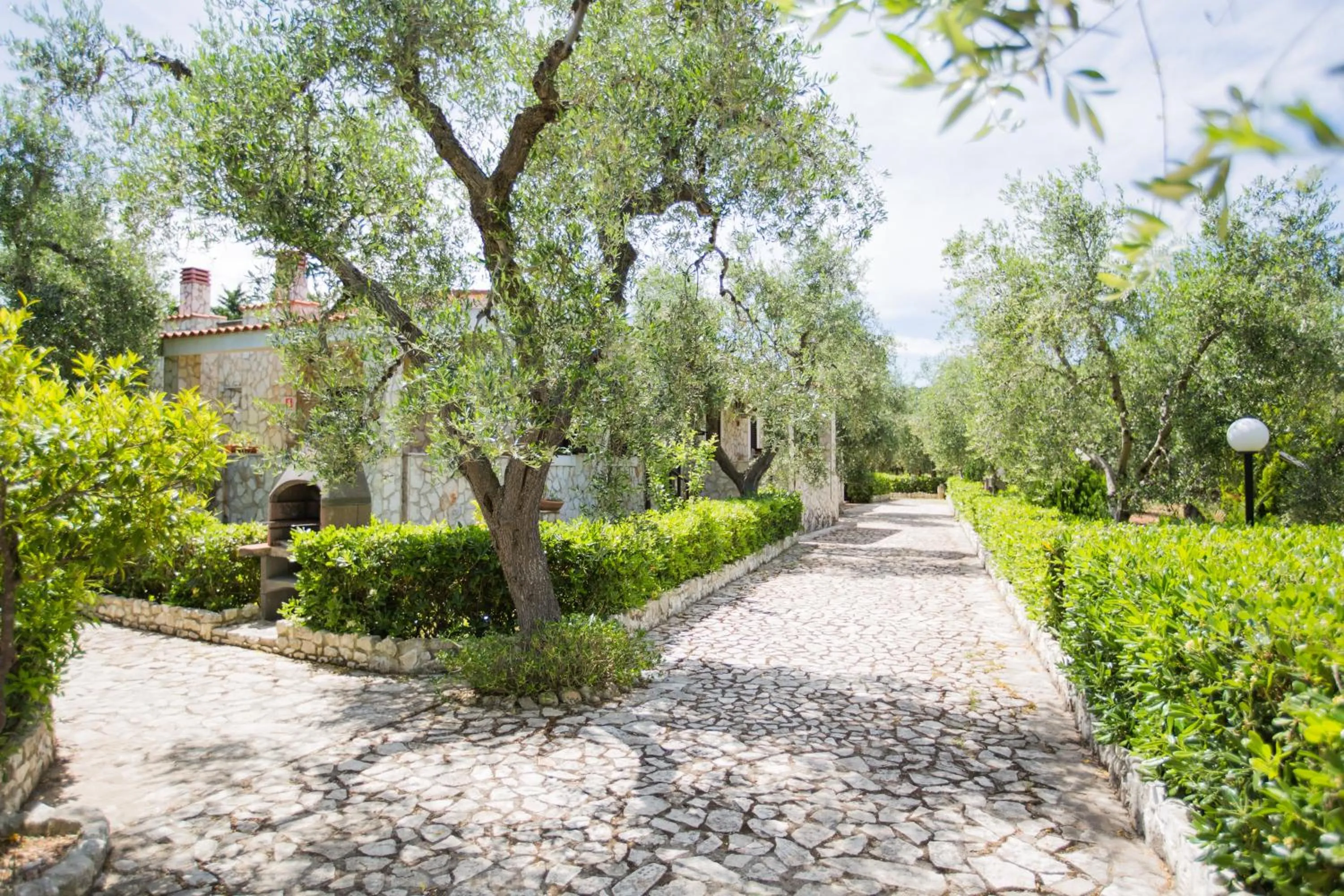 Garden view in Tenuta Padre Pio