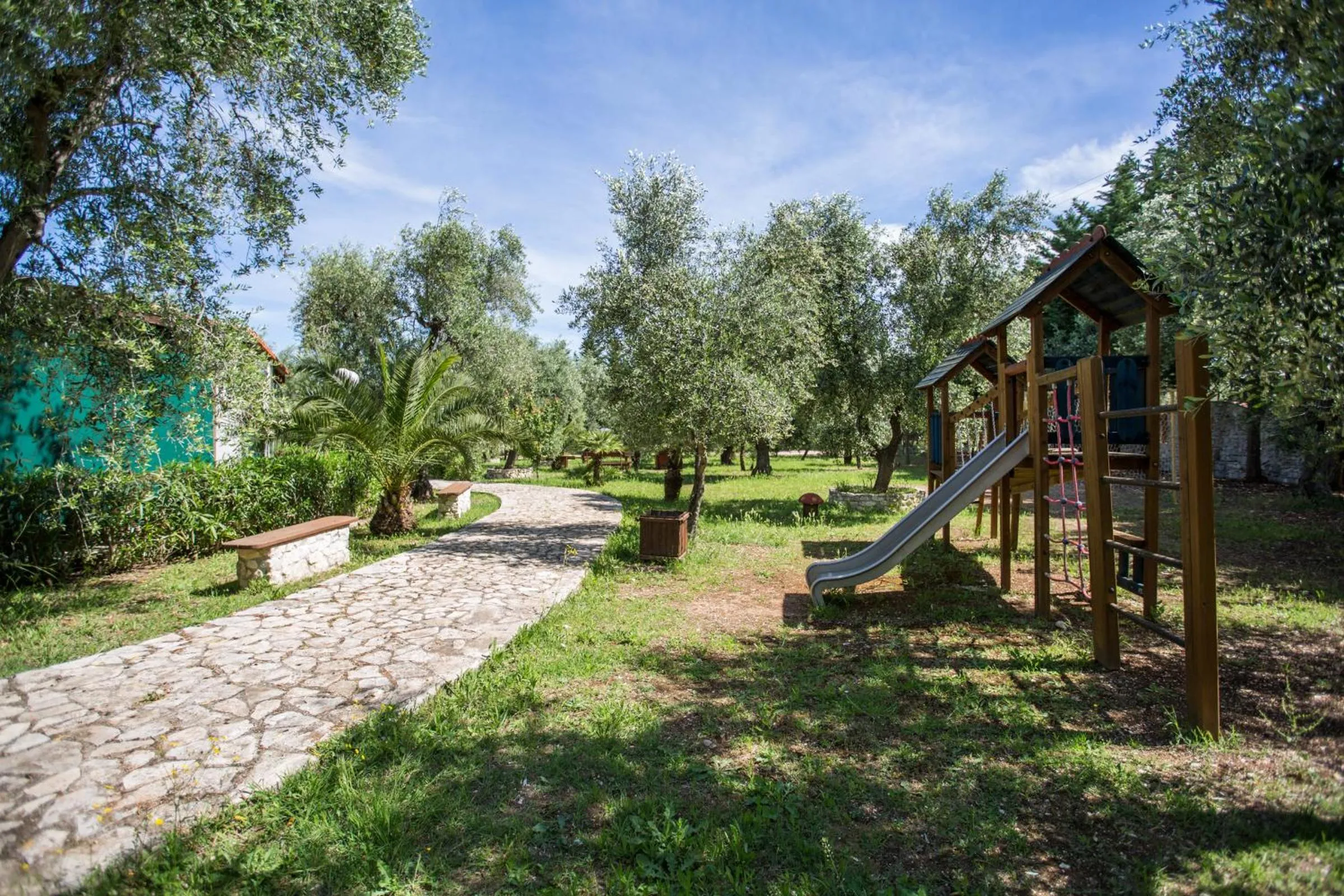 Children play ground in Tenuta Padre Pio