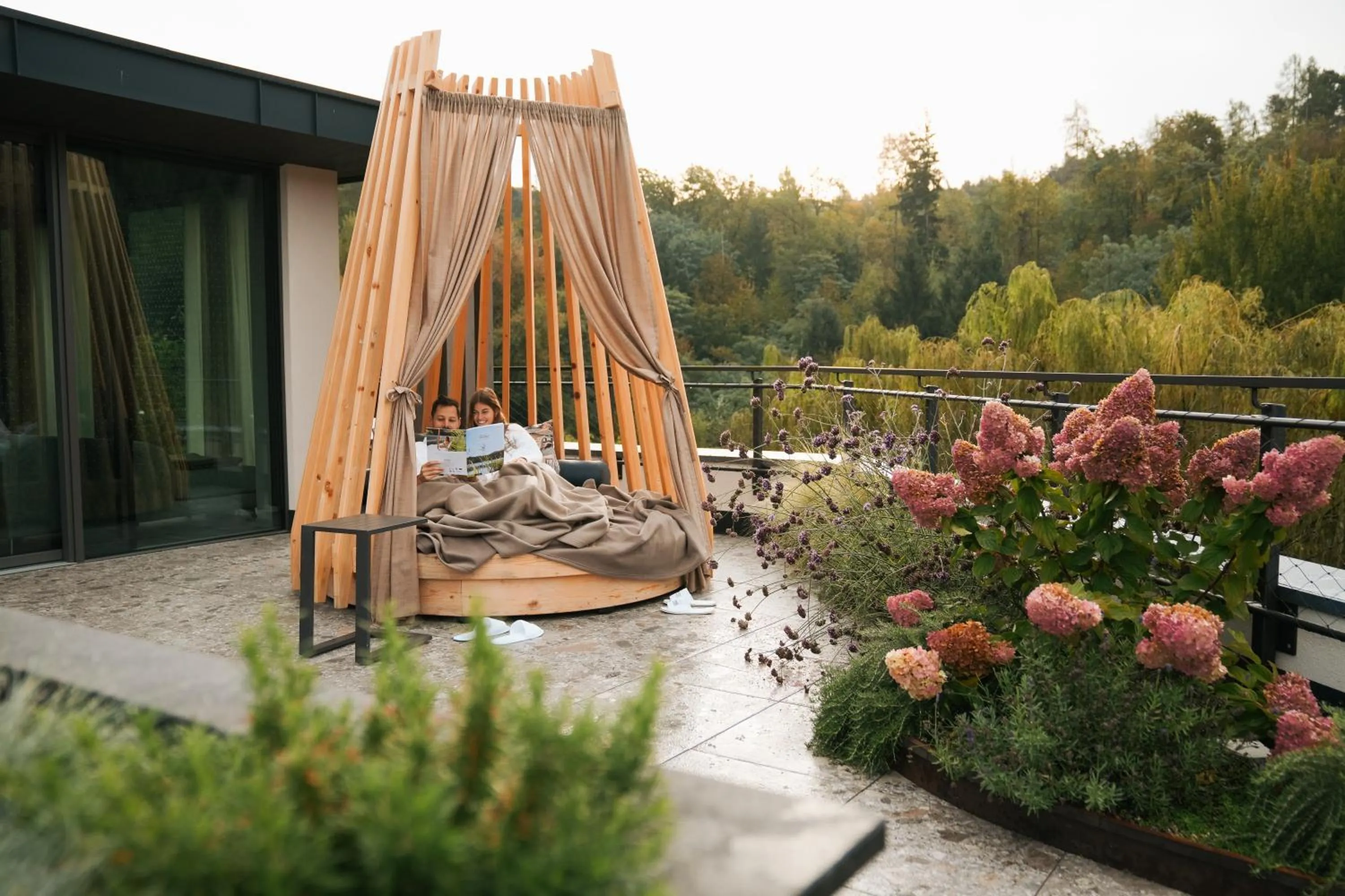 Balcony/Terrace in Gartenhotel Moser