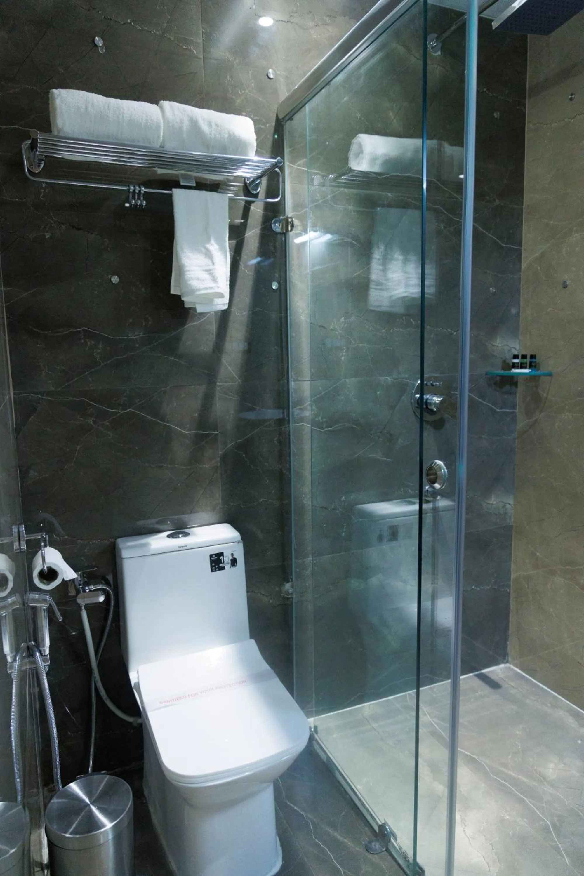 Toilet in Hotel Aryavilas-A Luxury Boutique Hotel