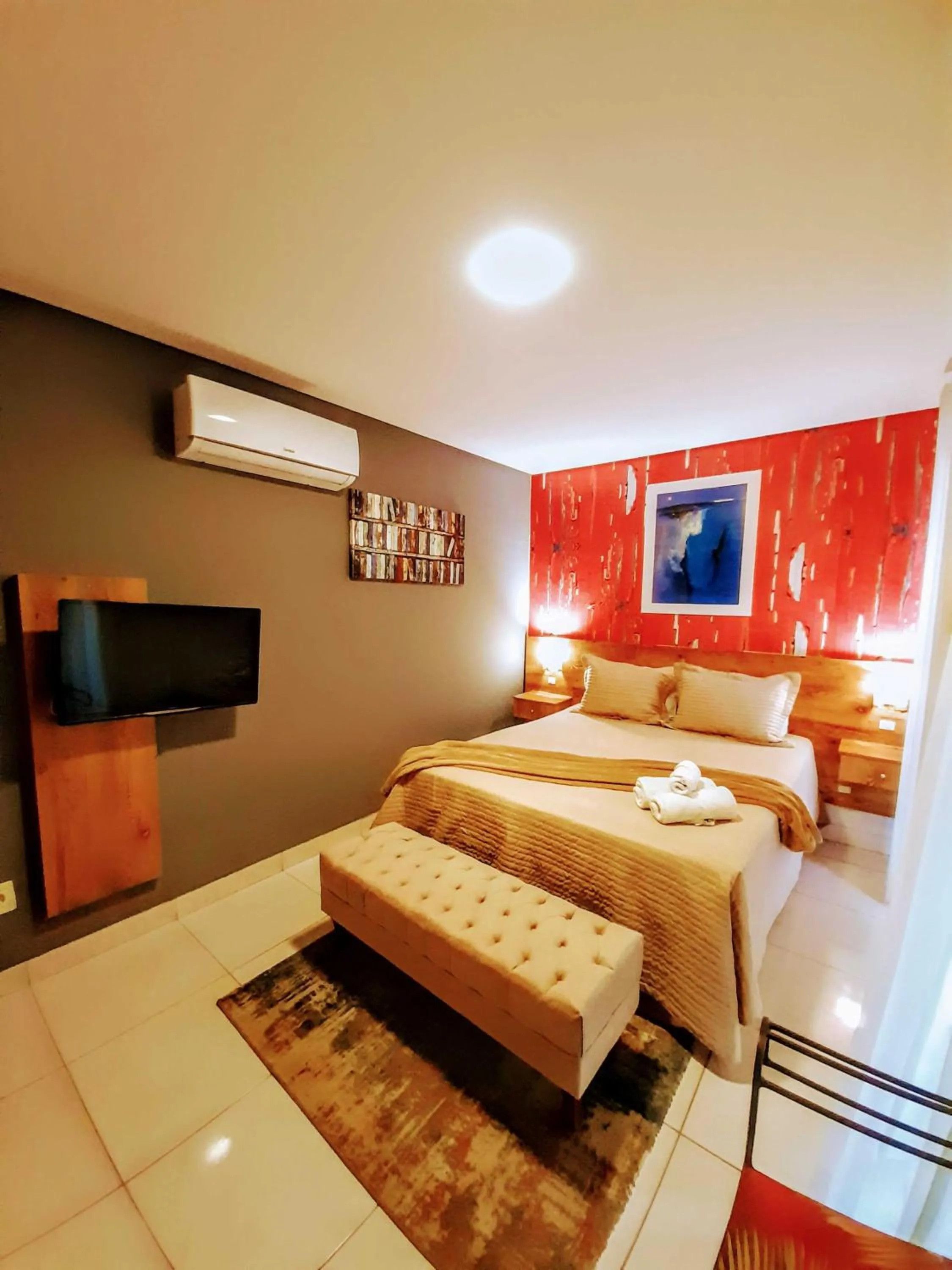 Bed in Serra Negra Pousada Spa - by Easy Hotéis