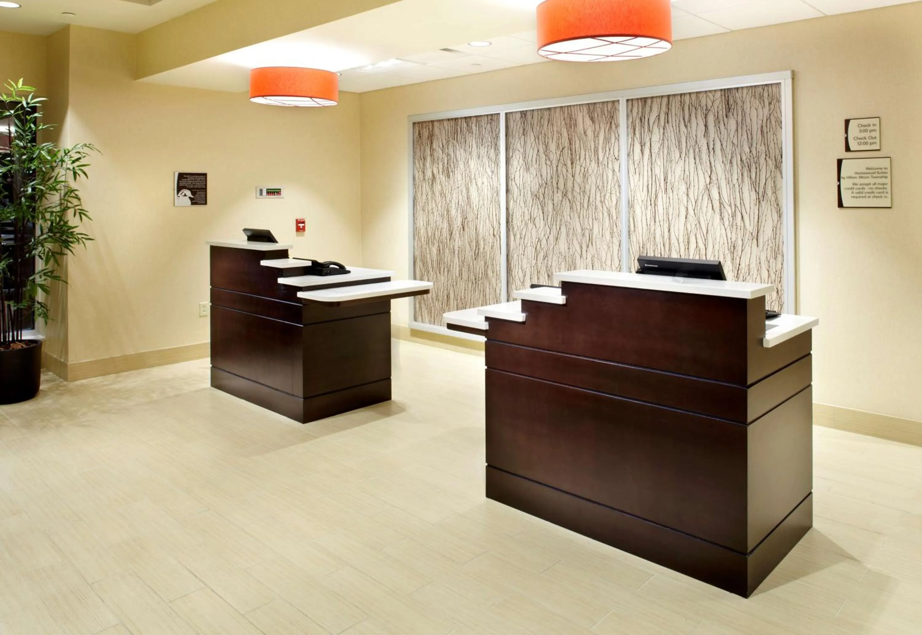 Lobby or reception in Homewood Suites by Hilton Pittsburgh Airport/Robinson Mall Area