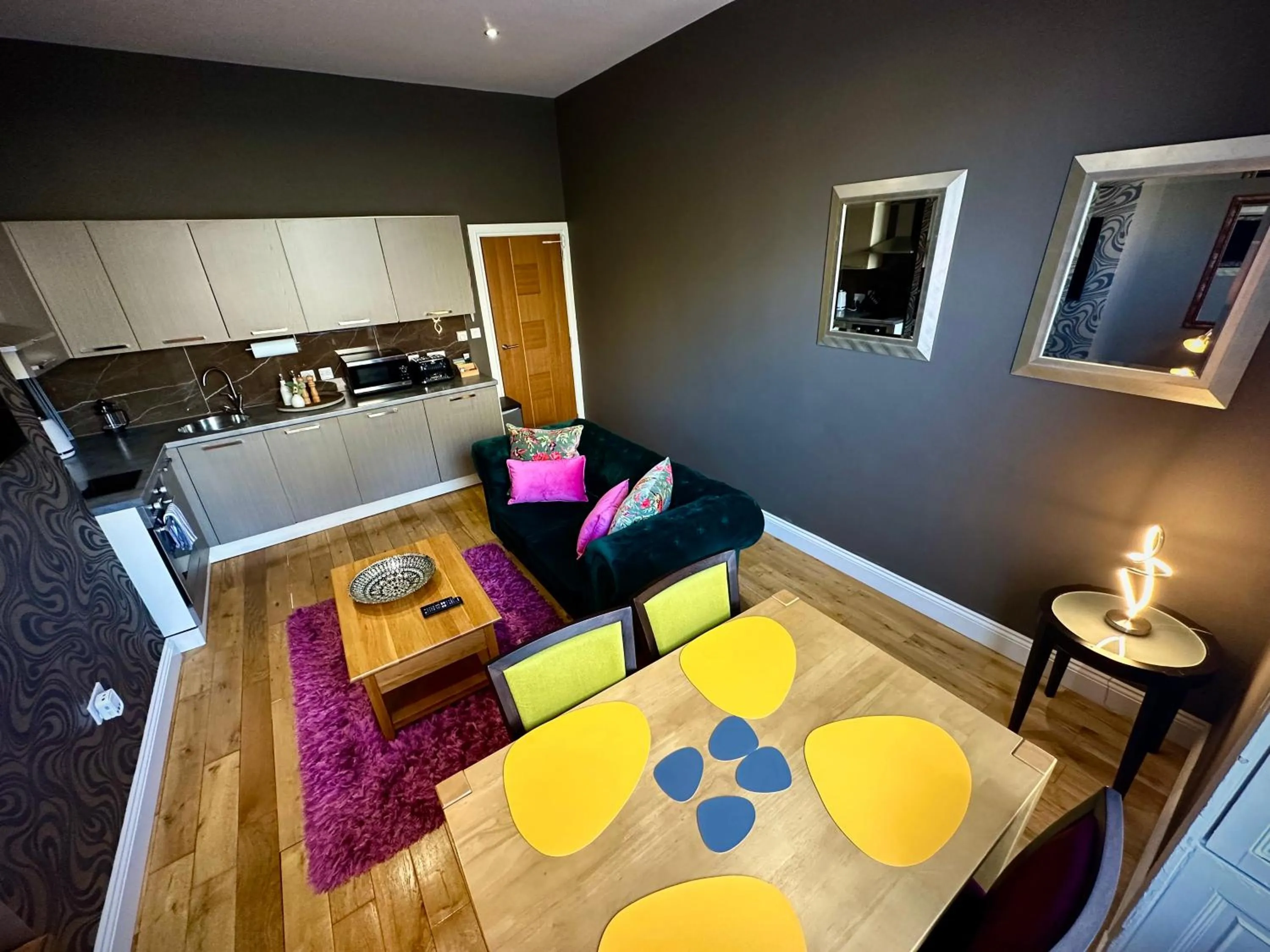 Kitchen or kitchenette in Halvard Apartments at Castletown