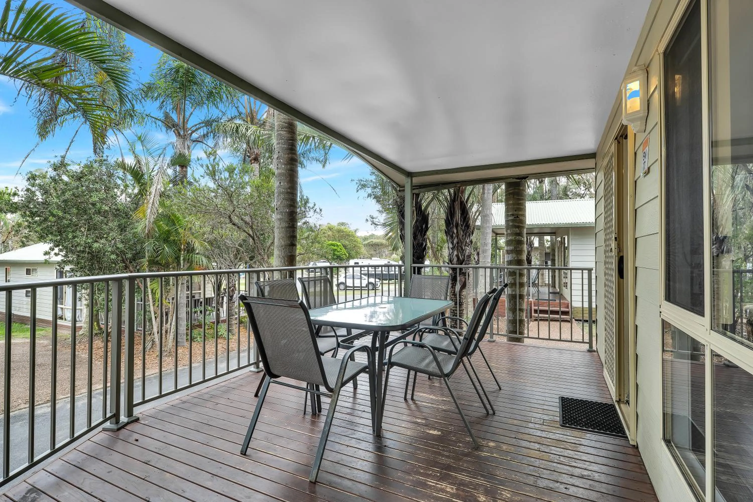 Patio in Ingenia Holidays One Mile Beach