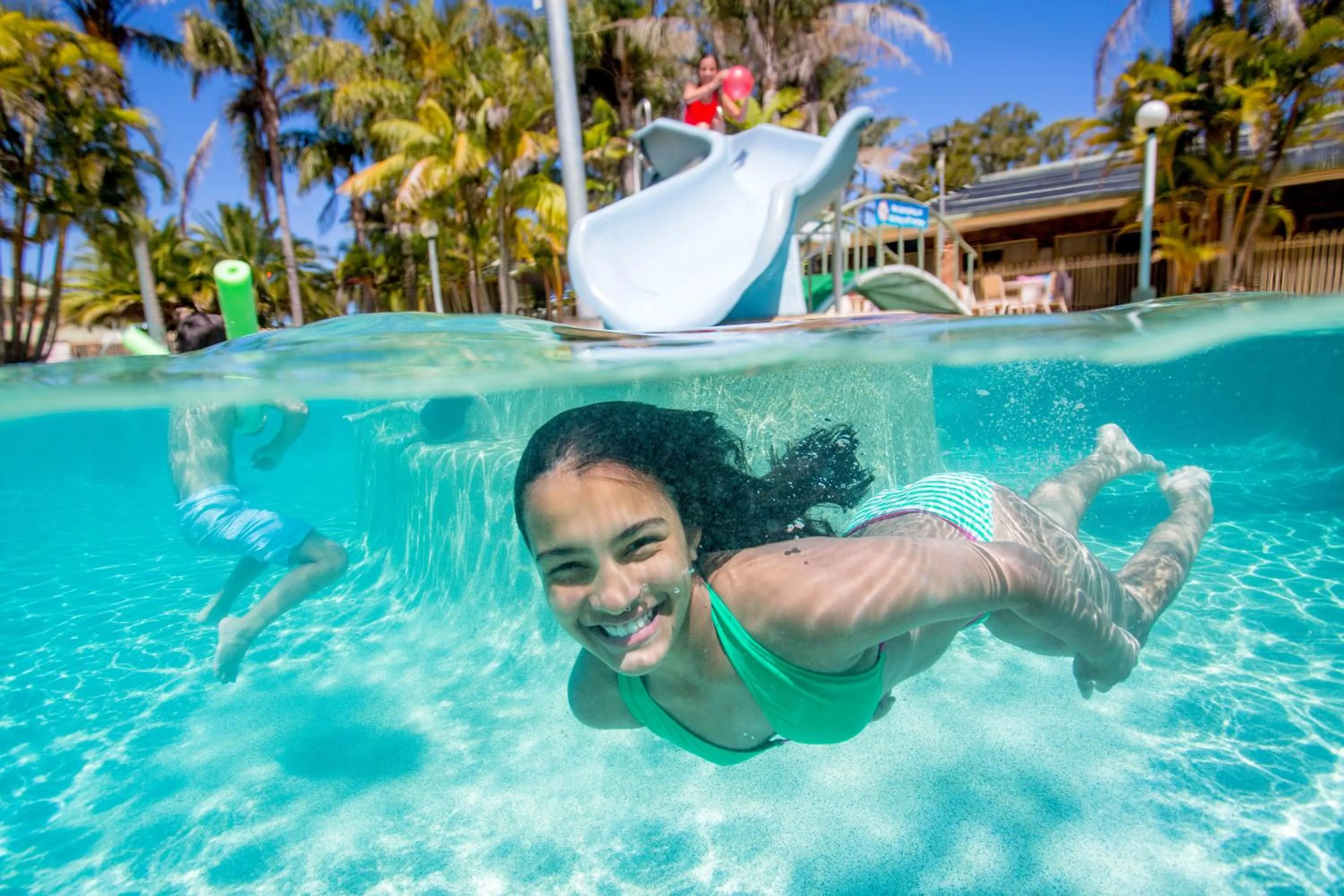 Aqua park in Ingenia Holidays One Mile Beach