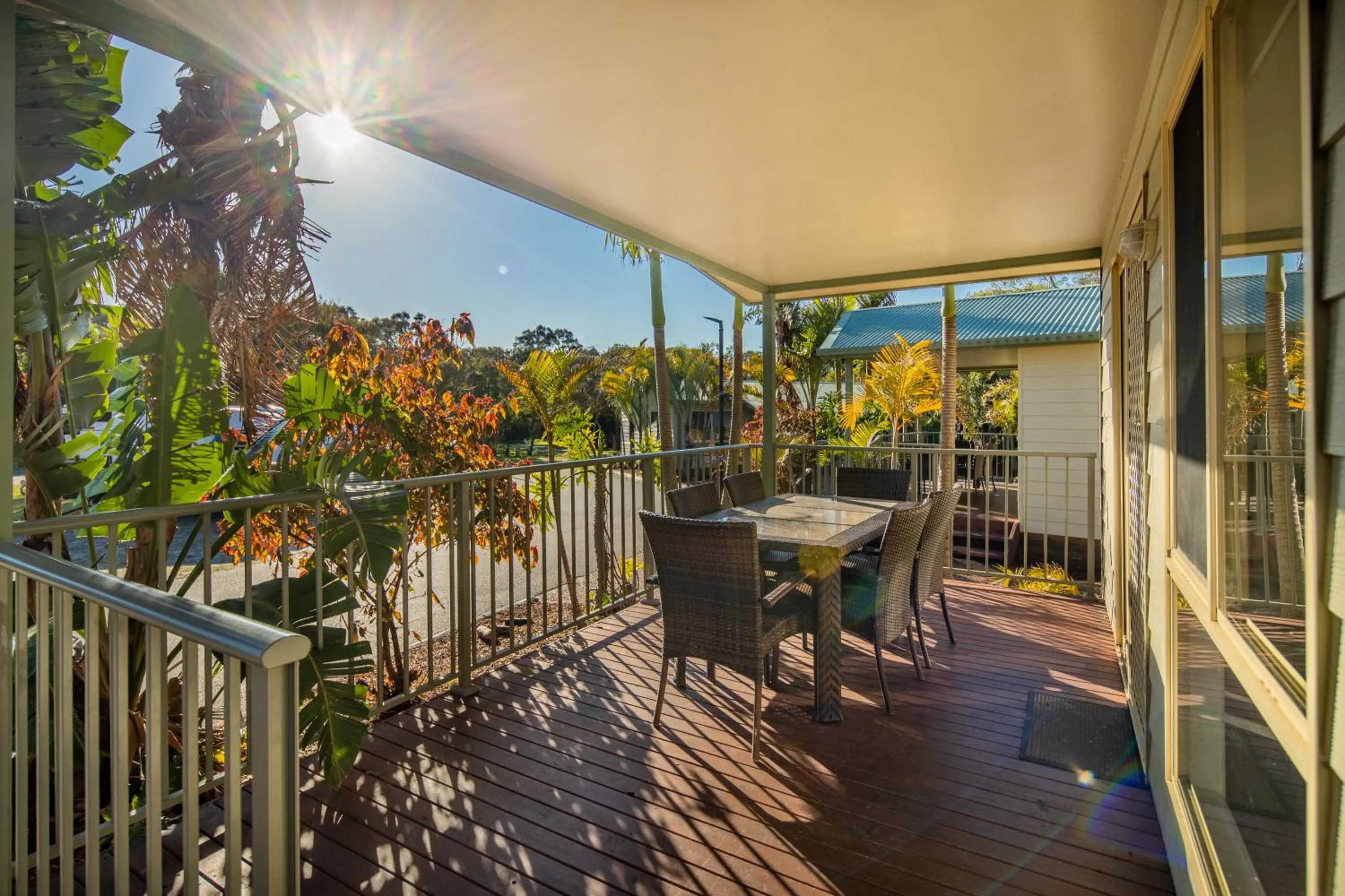Balcony/Terrace in Ingenia Holidays One Mile Beach