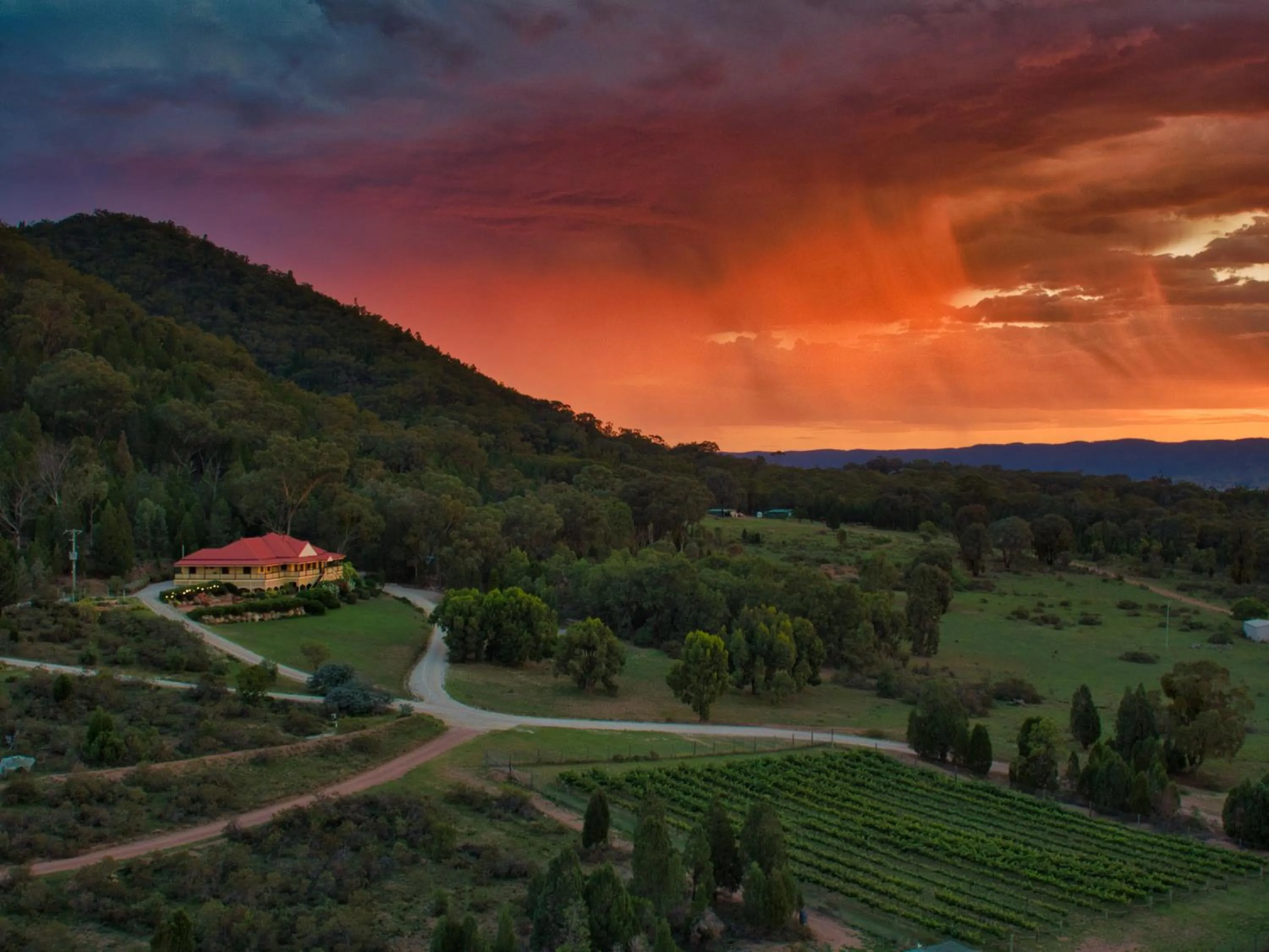 Property building in Mudgee Homestead Guesthouse