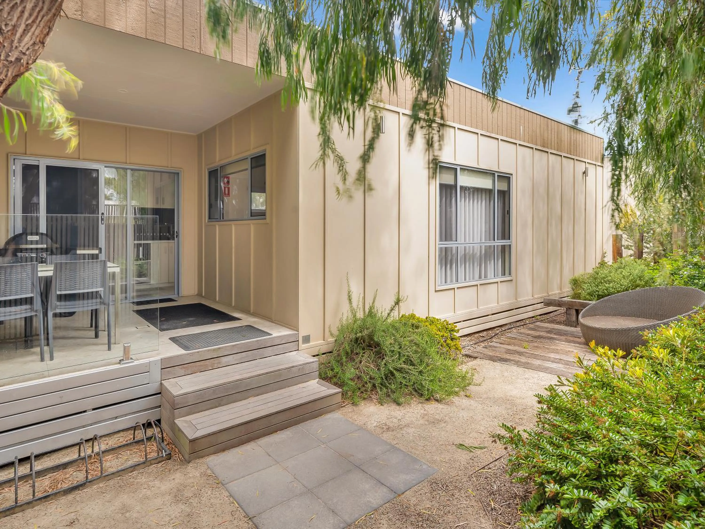 Patio in BIG4 Ingenia Holidays Queenscliff Beacon