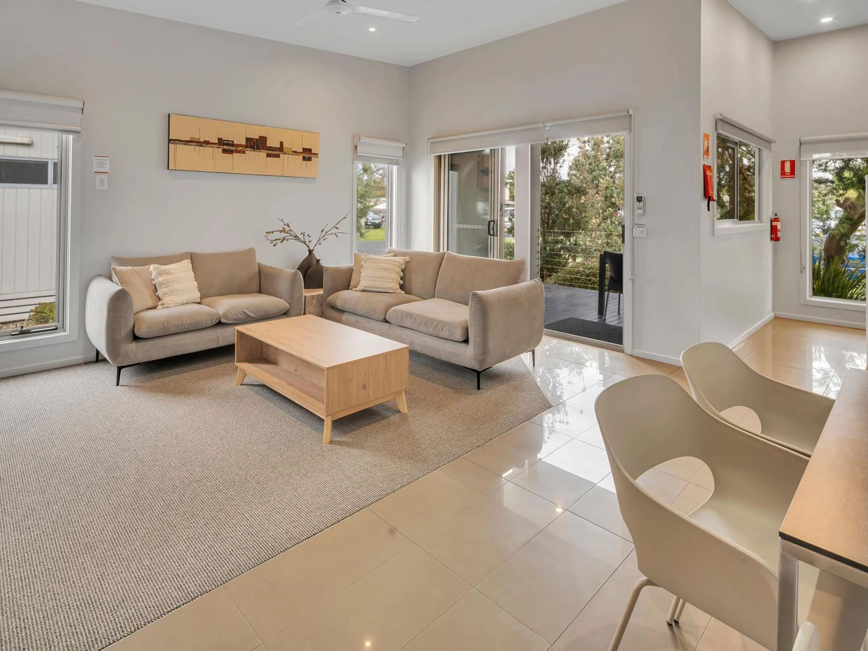 Living room in BIG4 Ingenia Holidays Queenscliff Beacon