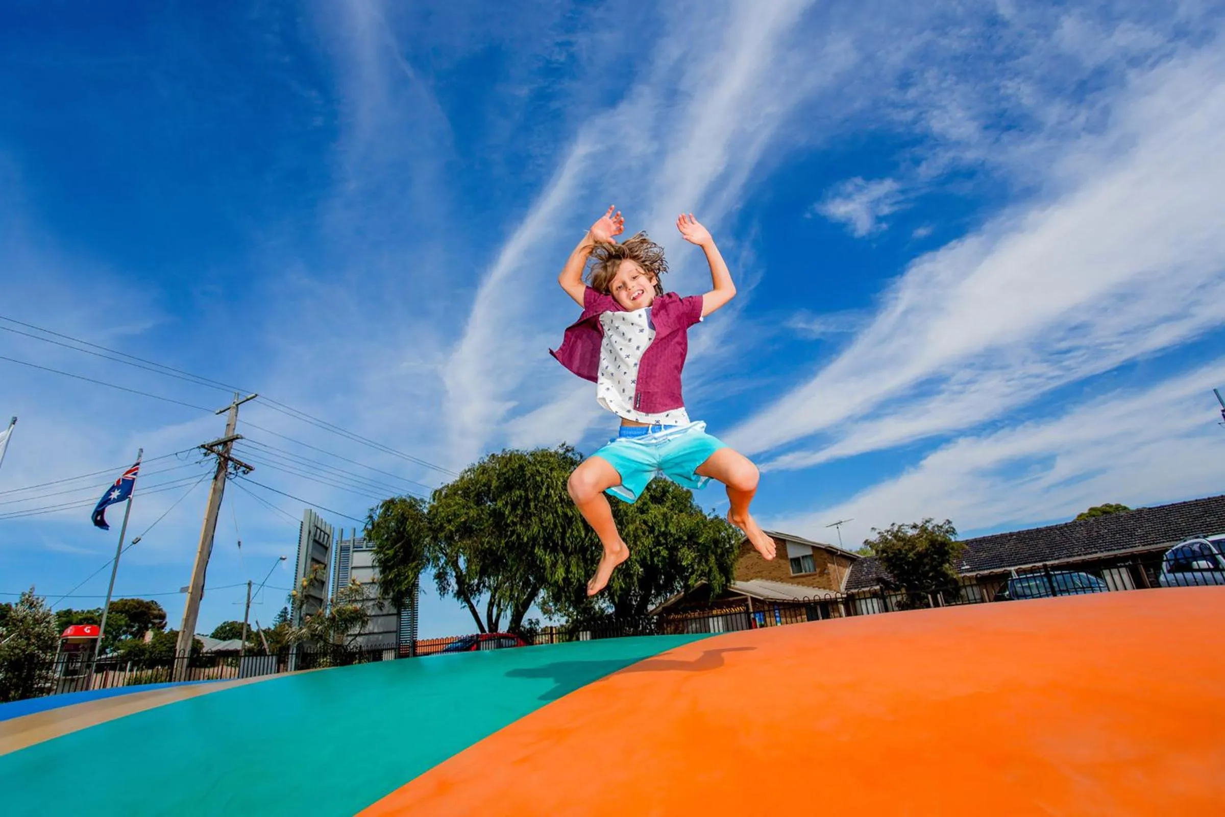 Children play ground in BIG4 Ingenia Holidays Queenscliff Beacon
