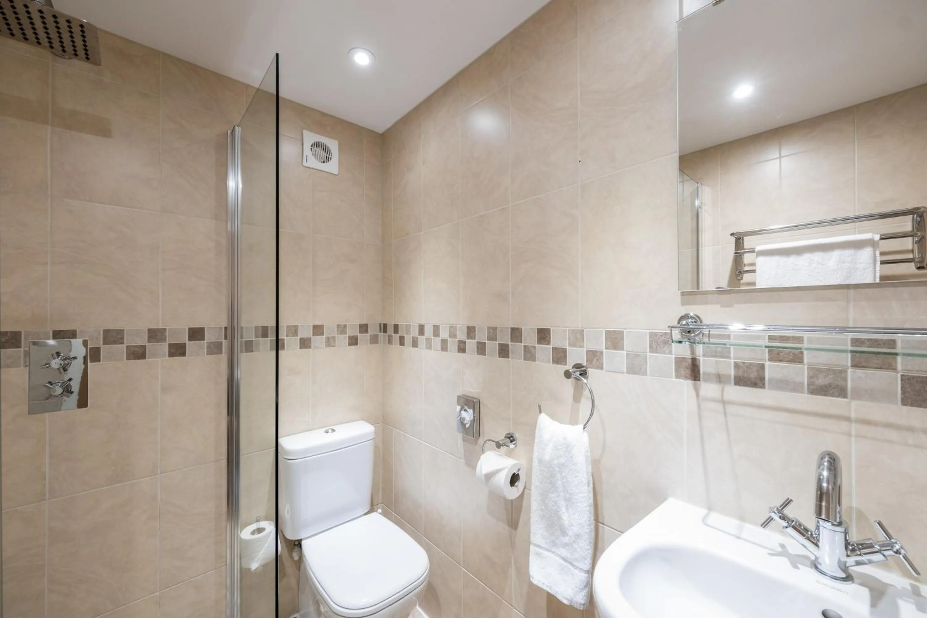 Bathroom in The Barn Hotel & Spa