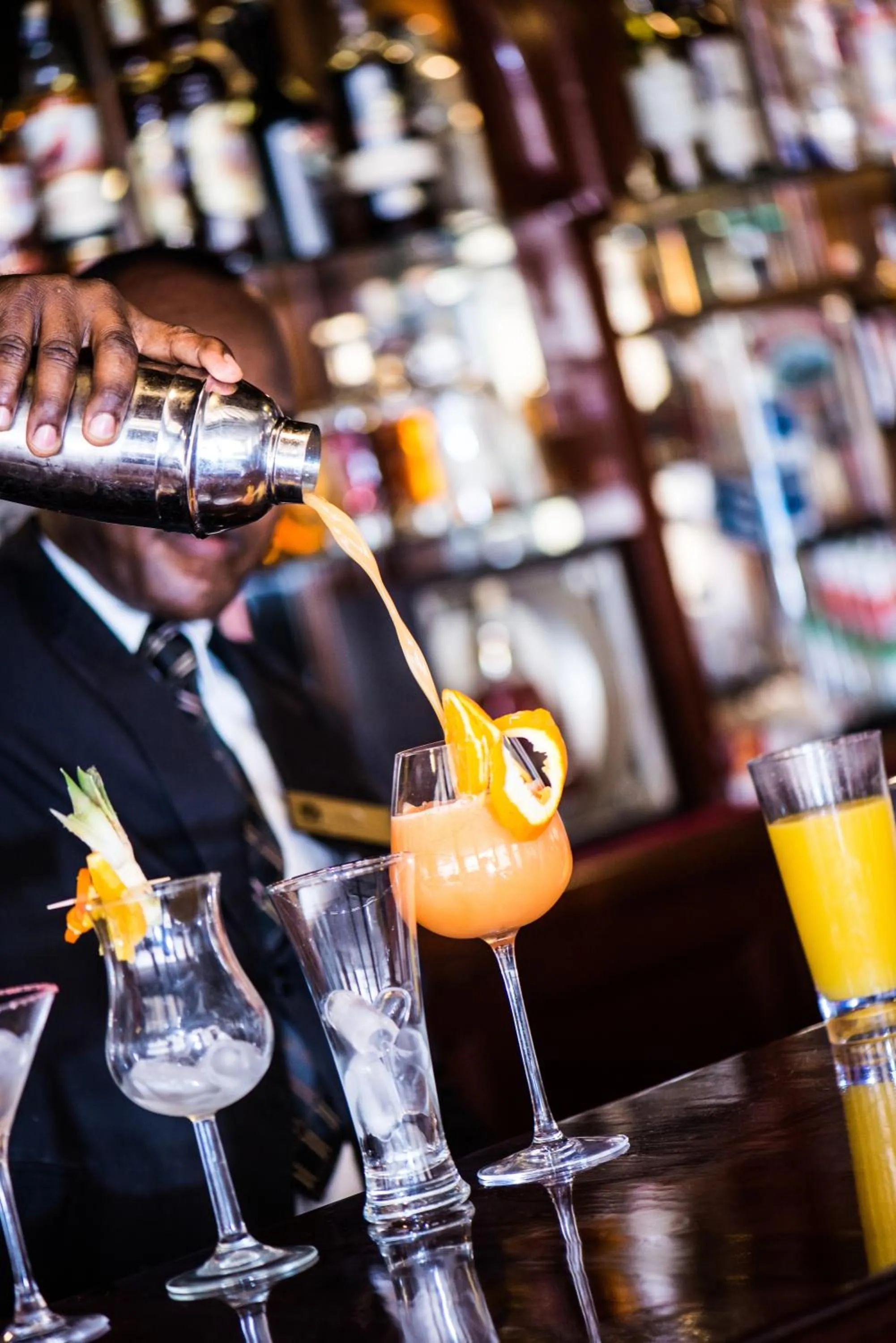 Drinks in Nairobi Safari Club by Swiss-Belhotel