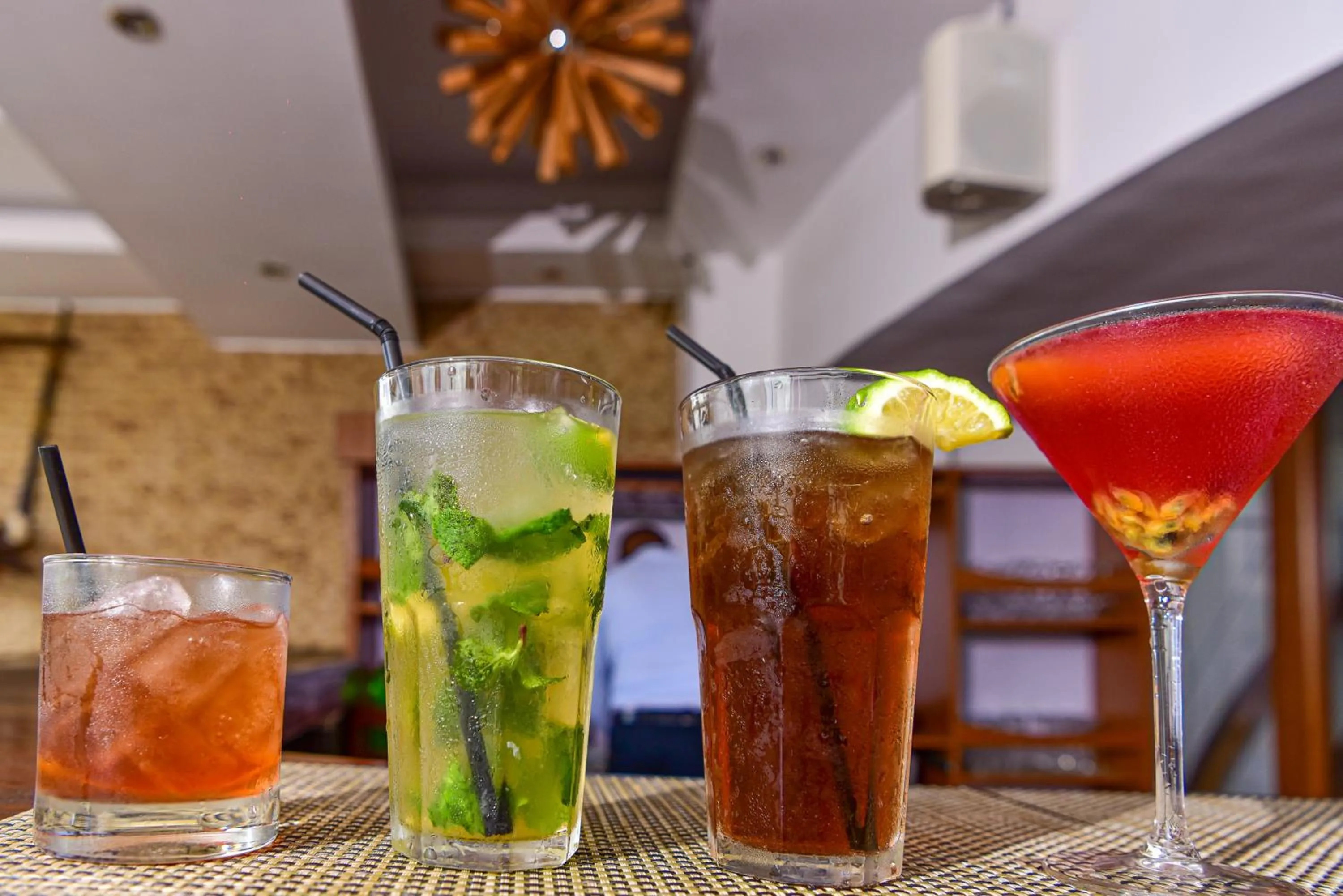 Drinks in Nairobi Safari Club by Swiss-Belhotel