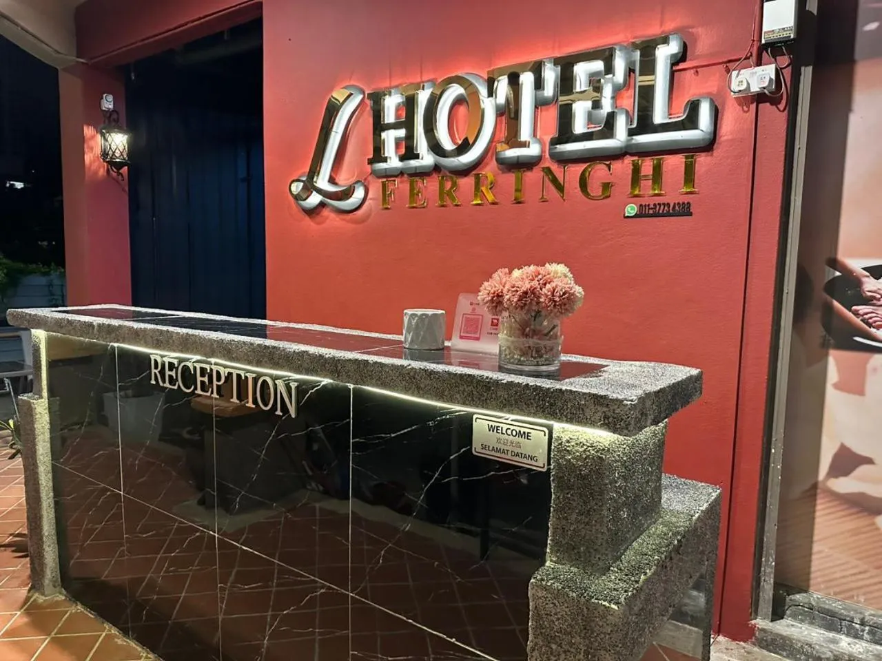 Lobby or reception in L Ferringhi Hotel